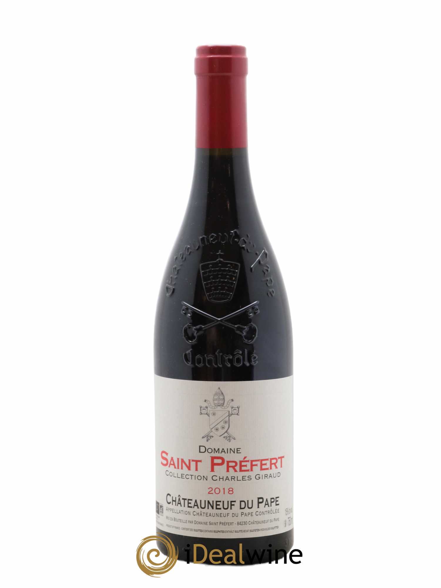 Châteauneuf-du-Pape Collection Charles Giraud Domaine Saint-Préfert 2018 - Lot de 1 bouteille - 0