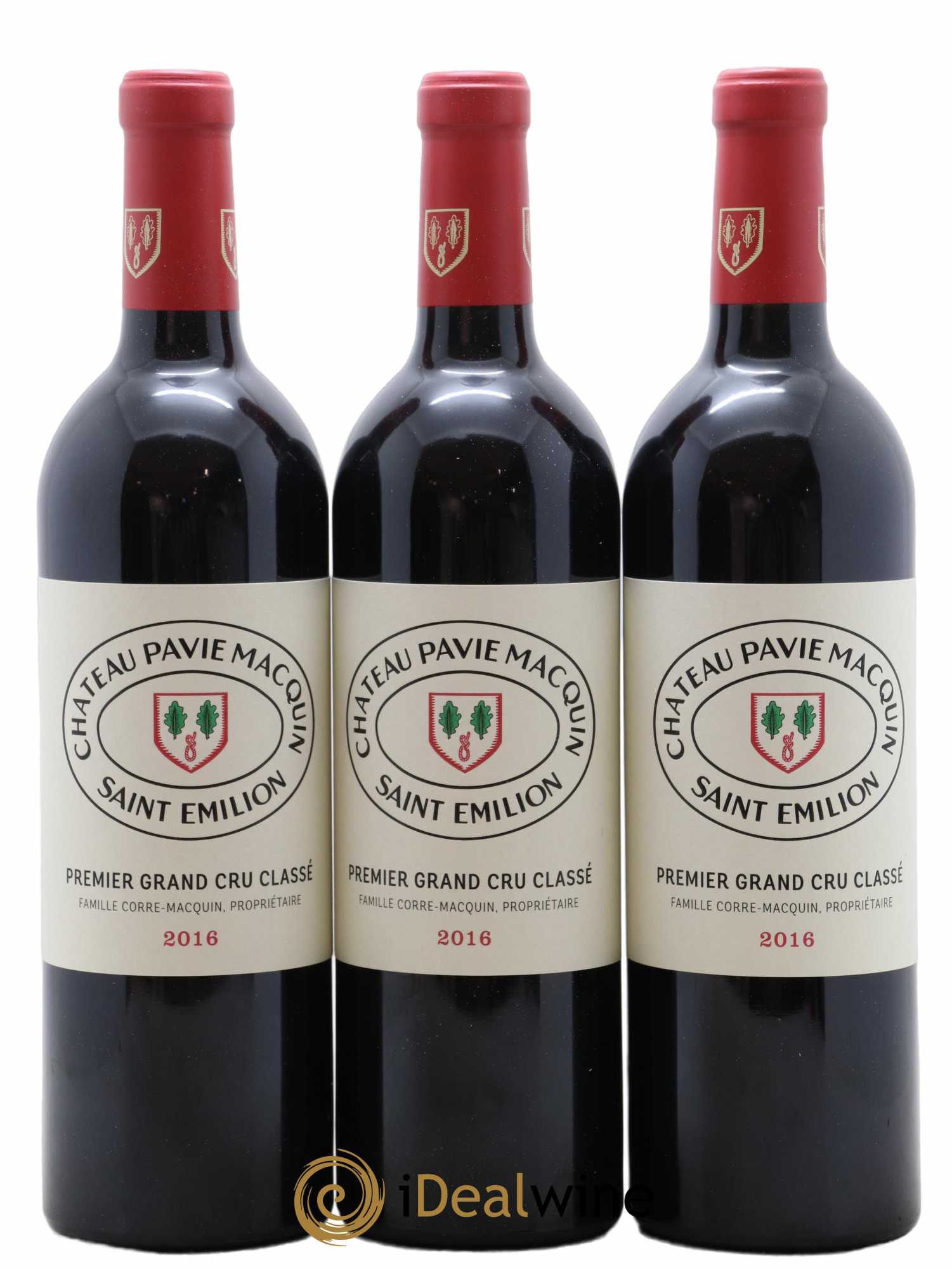 Château Pavie Macquin 1er Grand Cru Classé B 2016 - Lot de 6 bouteilles - 1