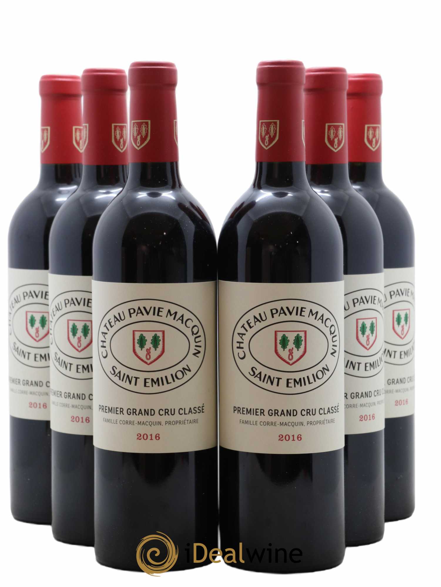 Château Pavie Macquin 1er Grand Cru Classé B 2016 - Lot de 6 bouteilles - 0