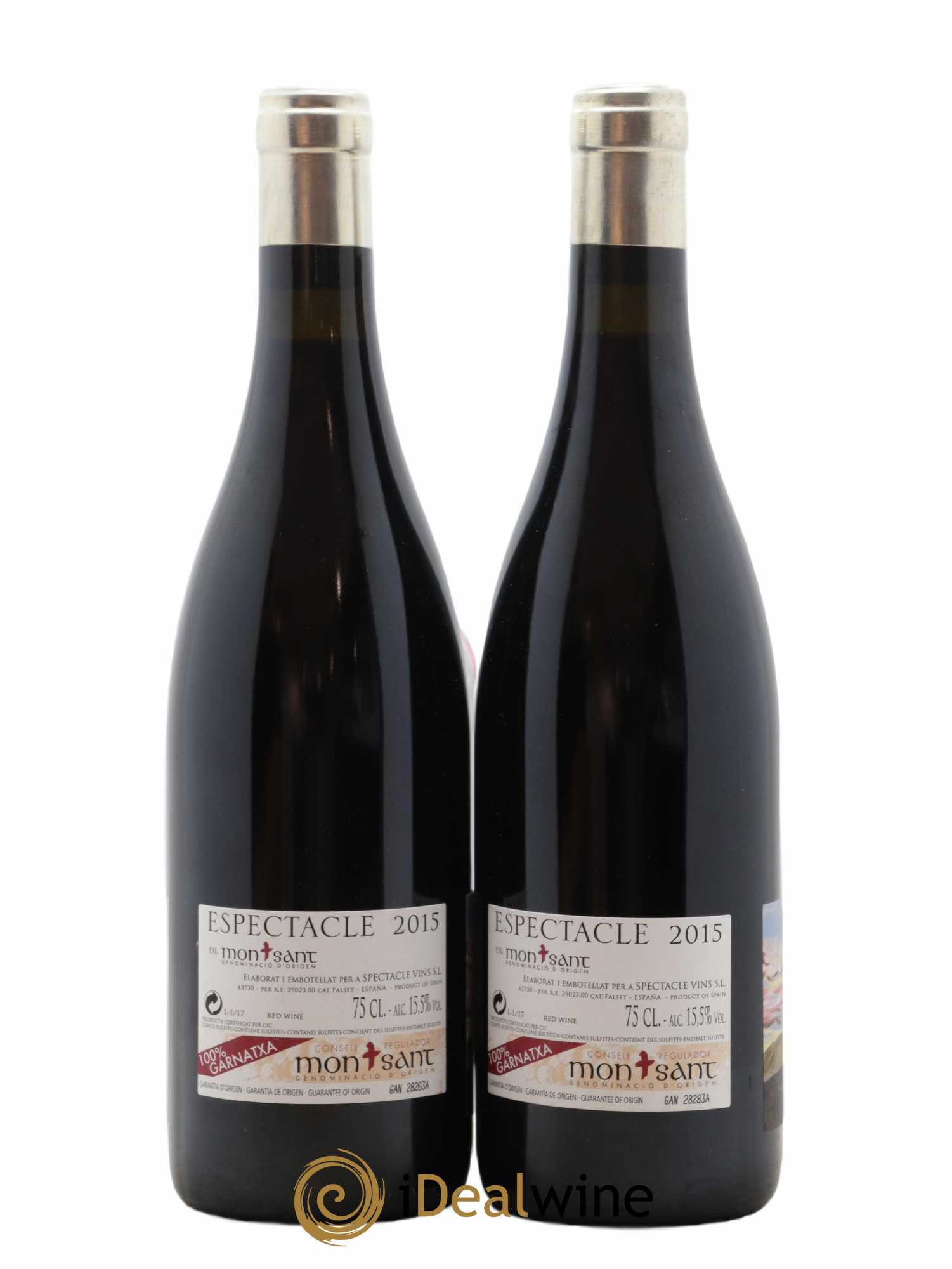 Montsant DO DO Espectacle del Montsant René Barbier 2015 - Lot de 2 bouteilles - 1