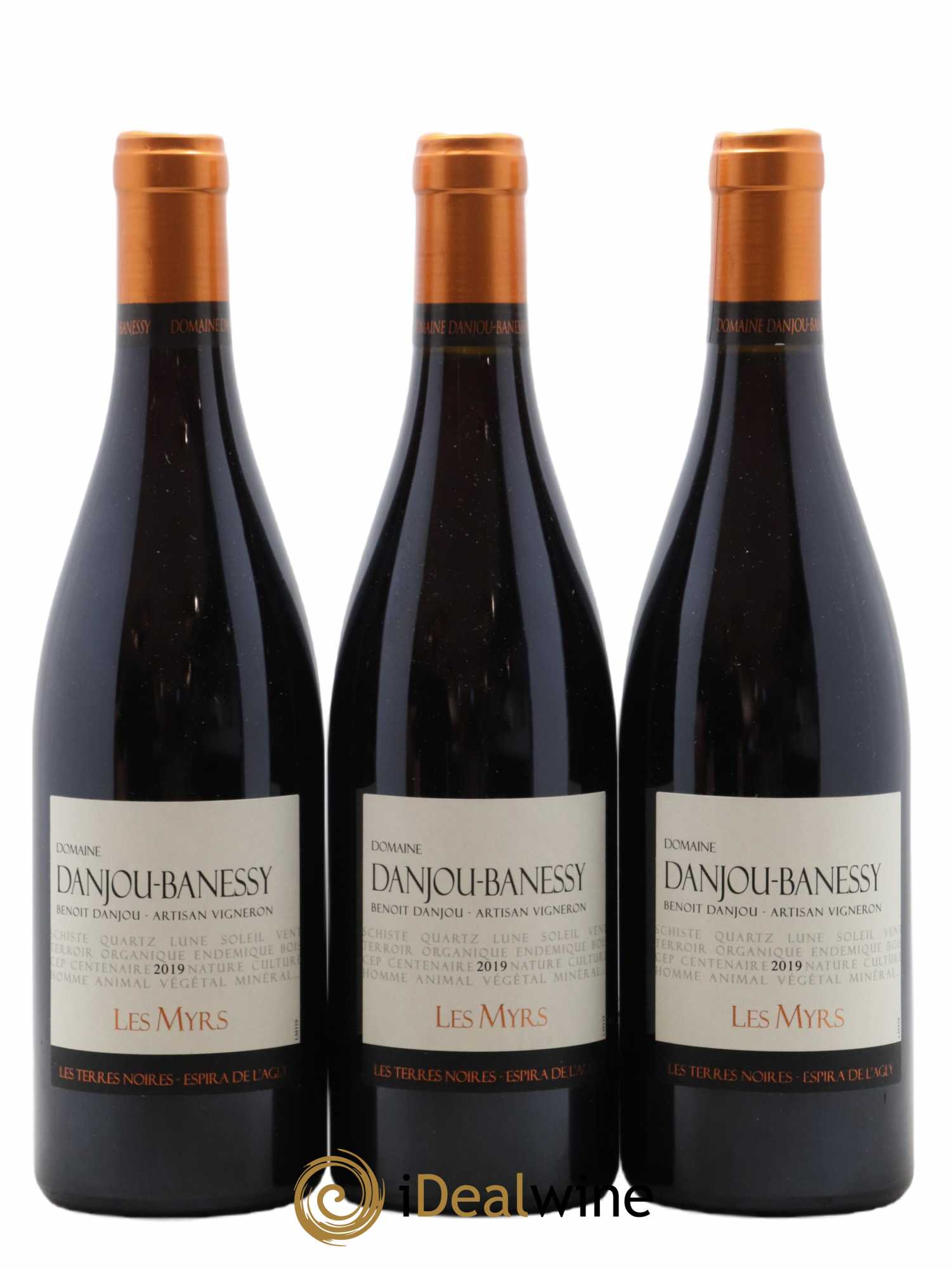 Côtes Catalanes (VDP des Côtes Catalanes) Les Myrs Danjou Banessy 2019 - Lot de 3 bouteilles - 0