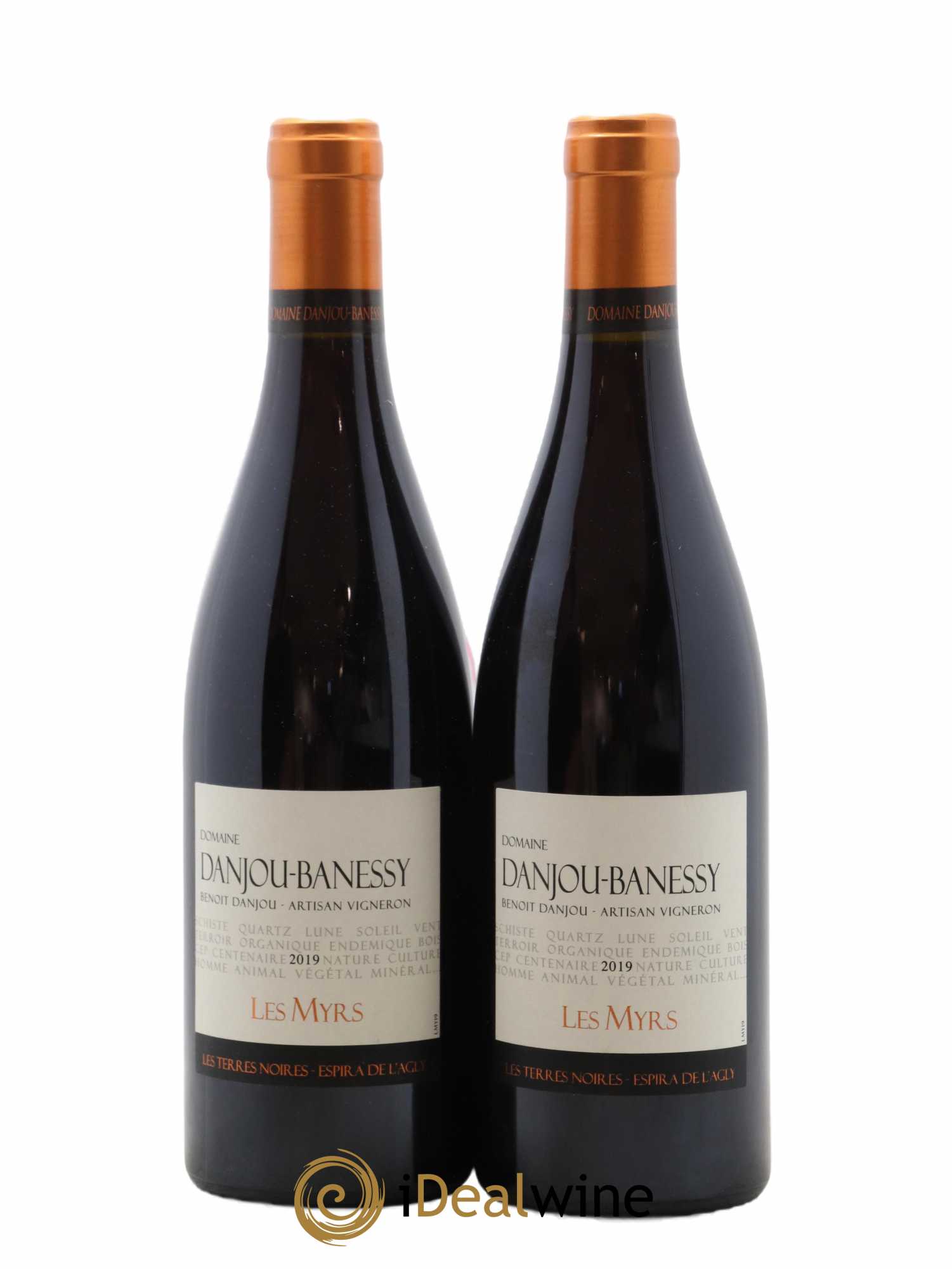 Côtes Catalanes (VDP des Côtes Catalanes) Les Myrs Danjou Banessy 2019 - Lot de 2 bouteilles - 0
