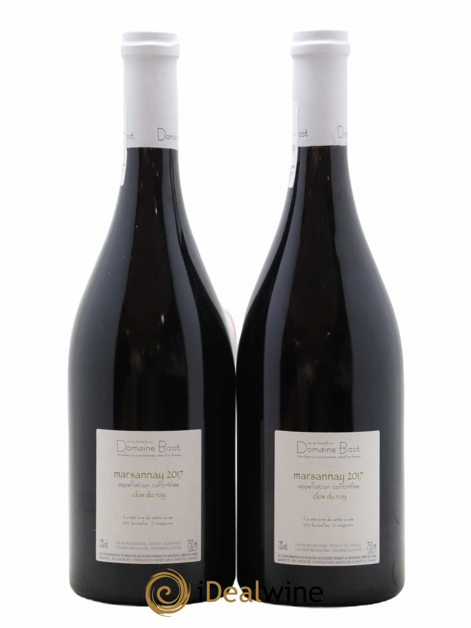 Marsannay Clos du Roy Bizot (Domaine) 2017 - Lot de 2 bouteilles - 1