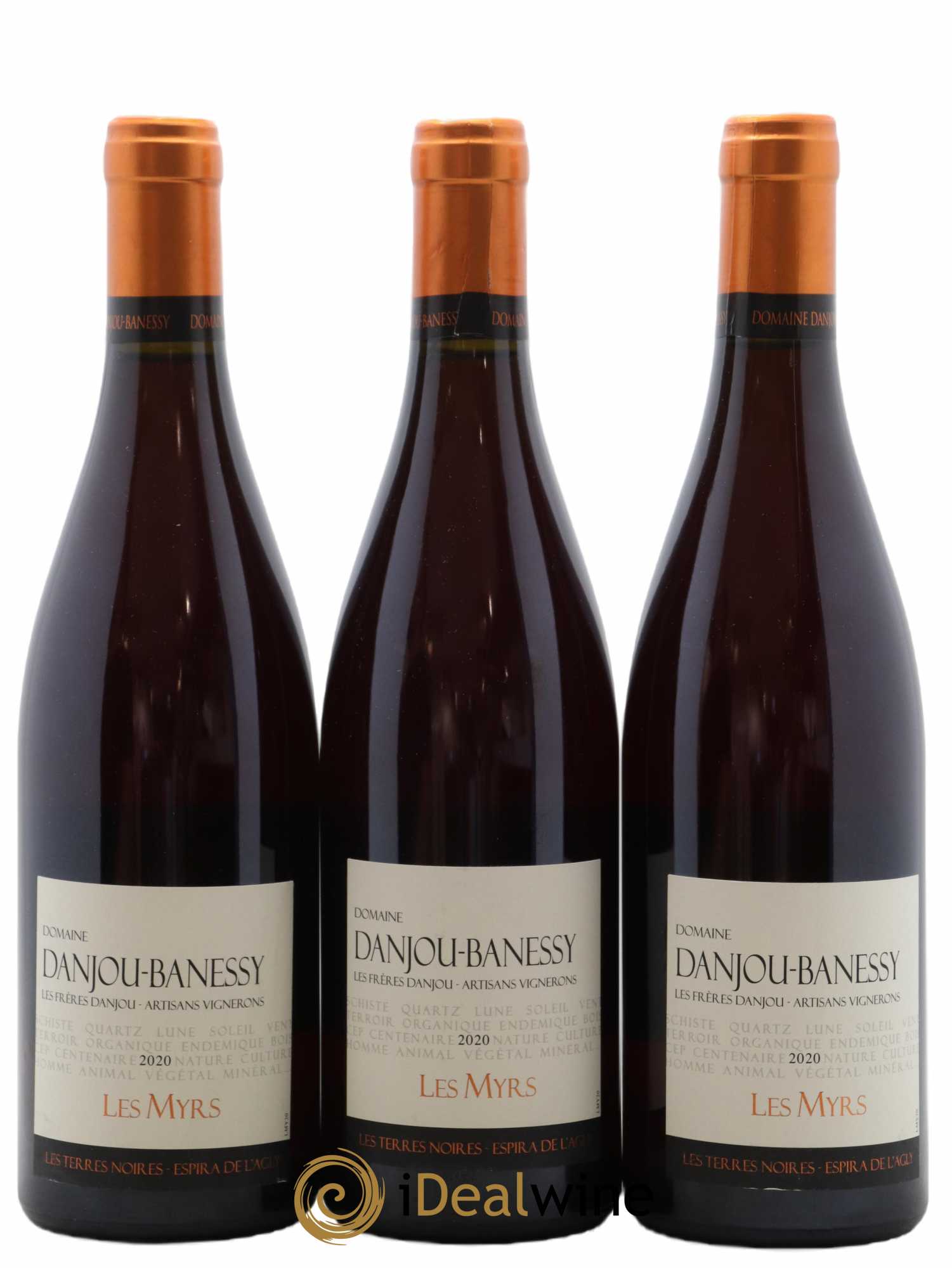 Côtes Catalanes (VDP des Côtes Catalanes) Les Myrs Danjou Banessy 2020 - Lot de 3 bouteilles - 0