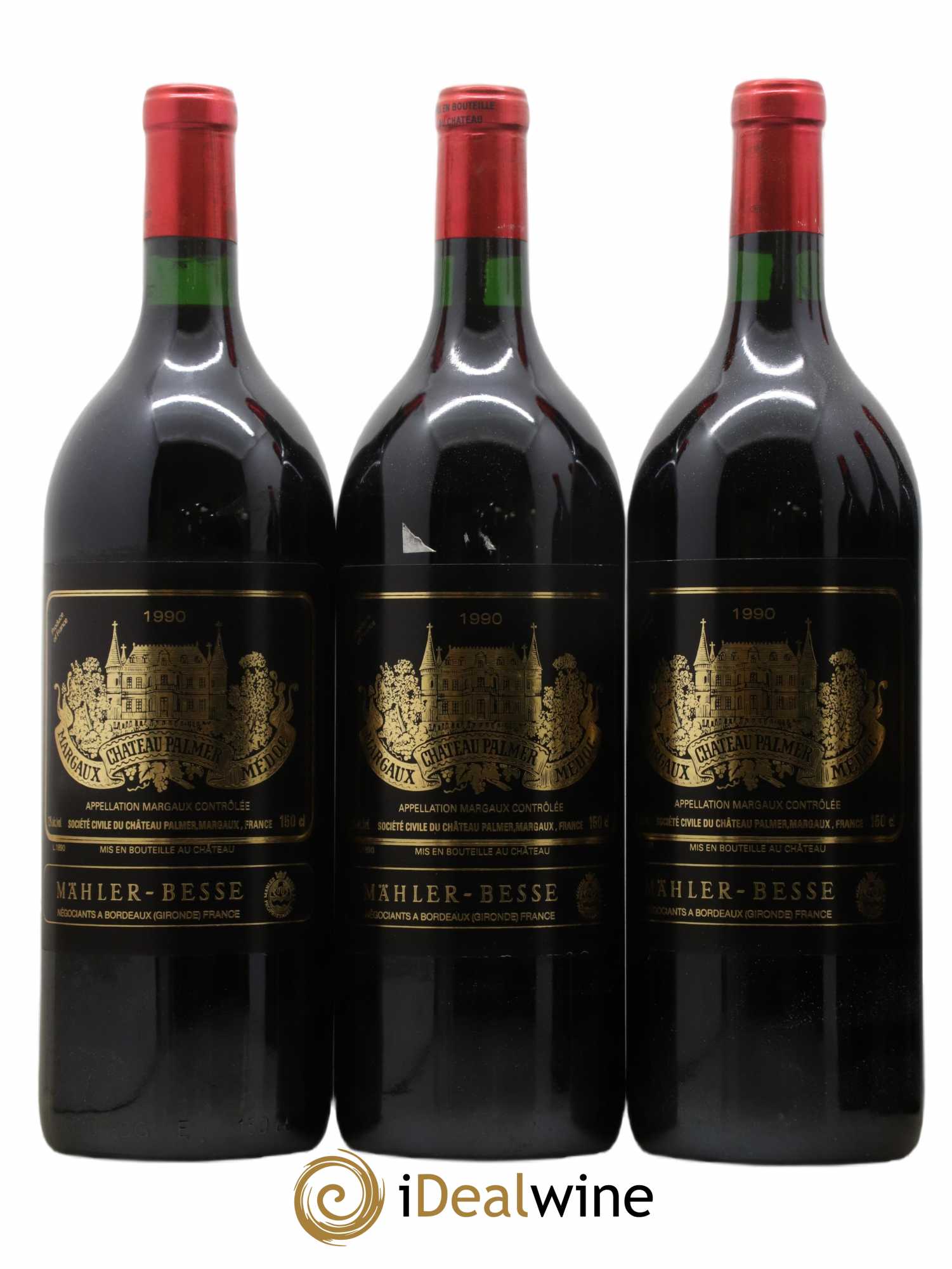 Château Palmer 3ème Grand Cru Classé 1990 - Lot de 6 magnums - 1