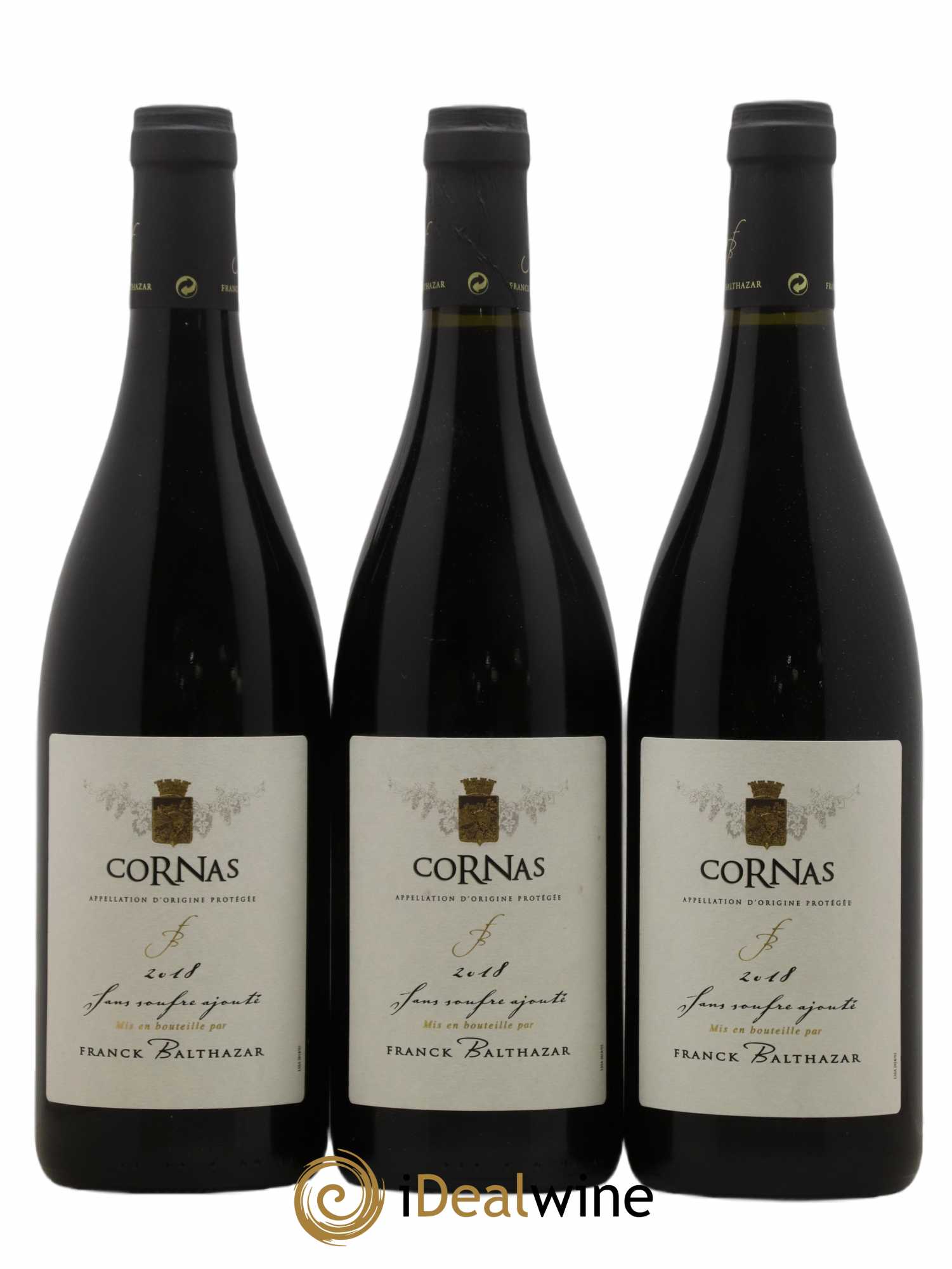 Cornas Cuvée sans soufre Franck Balthazar (Domaine) 2018 - Lot de 3 bouteilles - 0