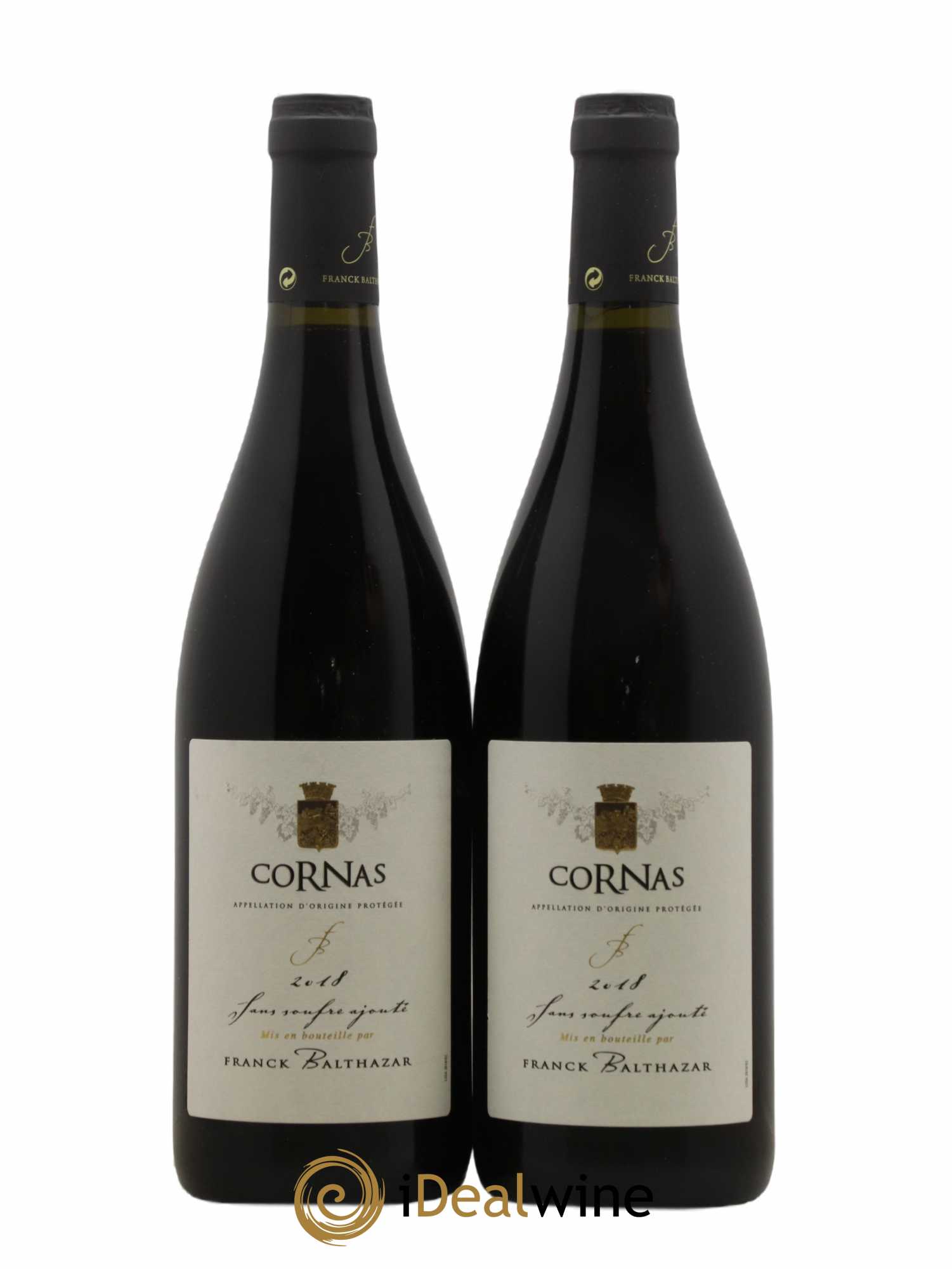 Cornas Cuvée sans soufre Franck Balthazar (Domaine) 2018 - Lot de 2 bouteilles - 0