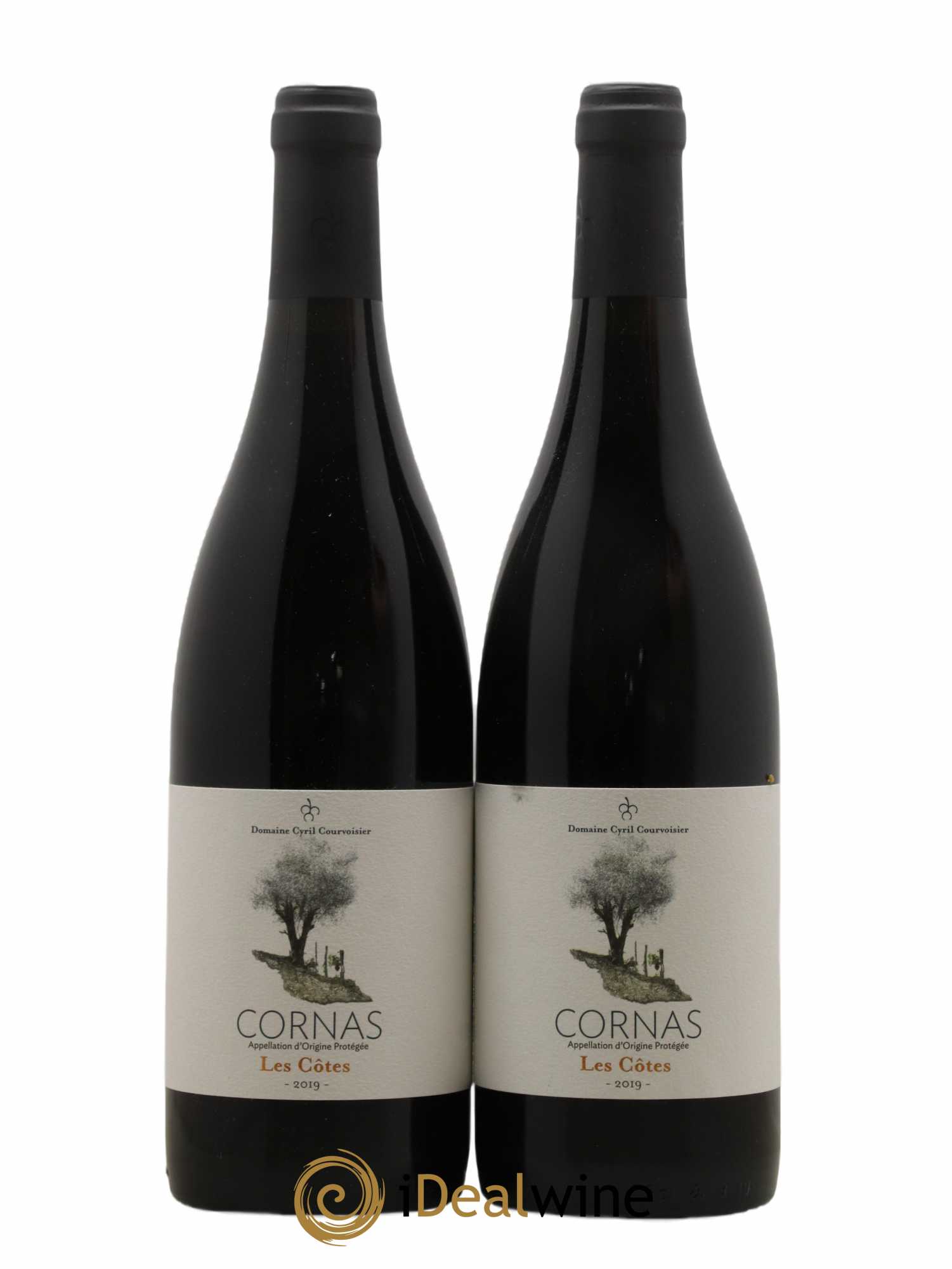Cornas Les Cotes Courvoisier 2019 - Lot de 2 bouteilles - 0