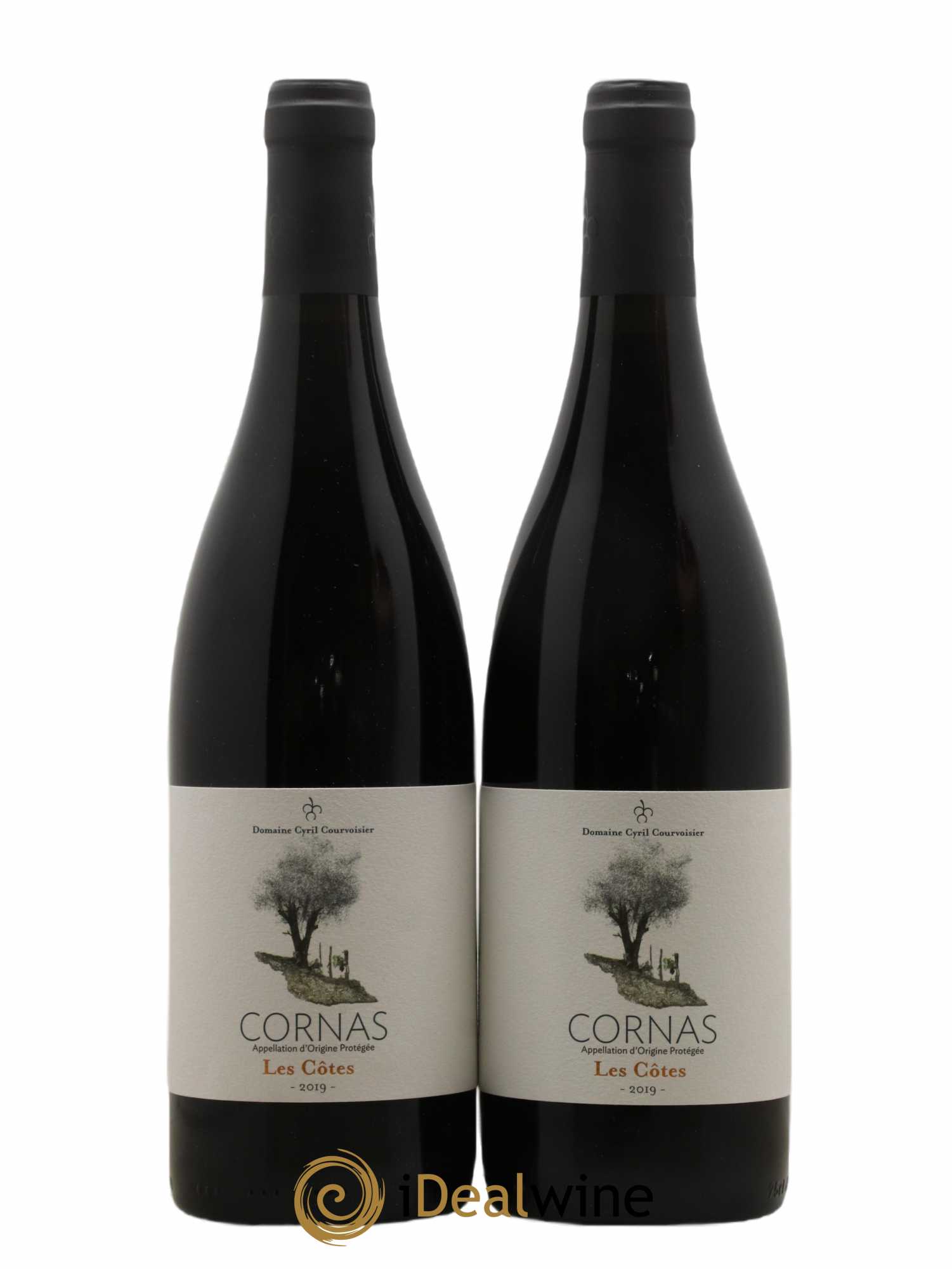 Cornas Les Cotes Courvoisier 2019 - Lot de 2 bouteilles - 0