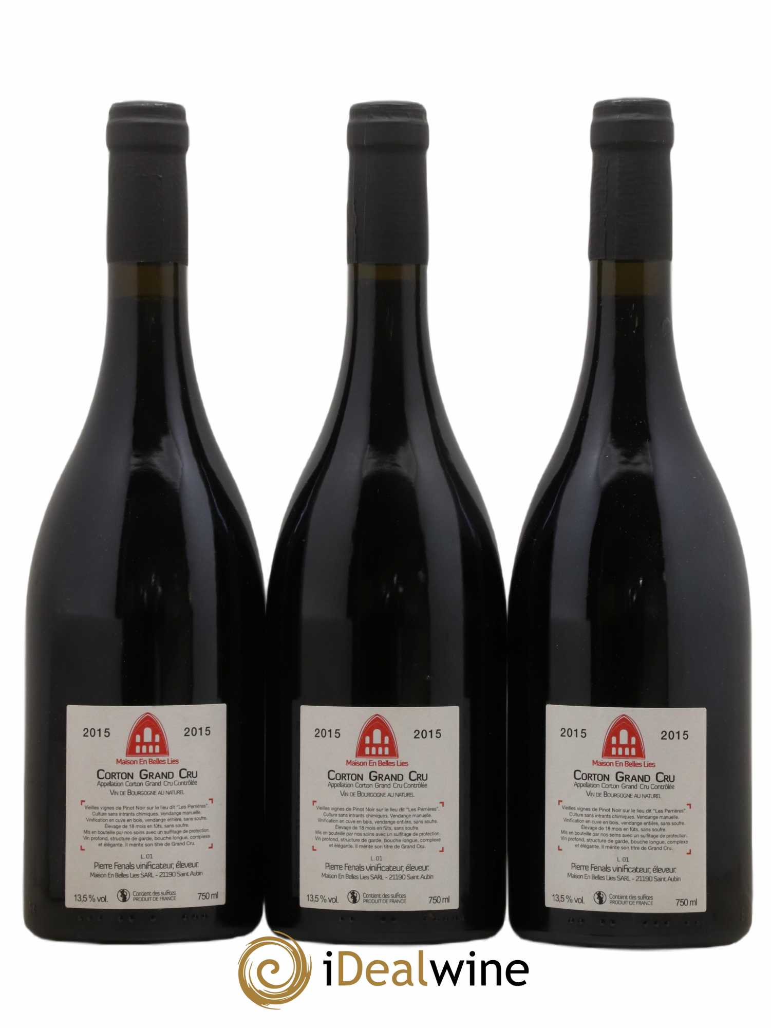 Corton Grand Cru 2015 - Posten von 3 Flaschen - 1