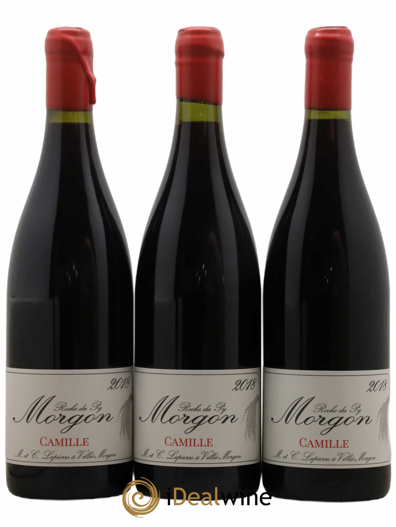 Morgon Roche du Py Camille Marcel Lapierre (Domaine) 2018 - Lot de 3 bouteilles - 0