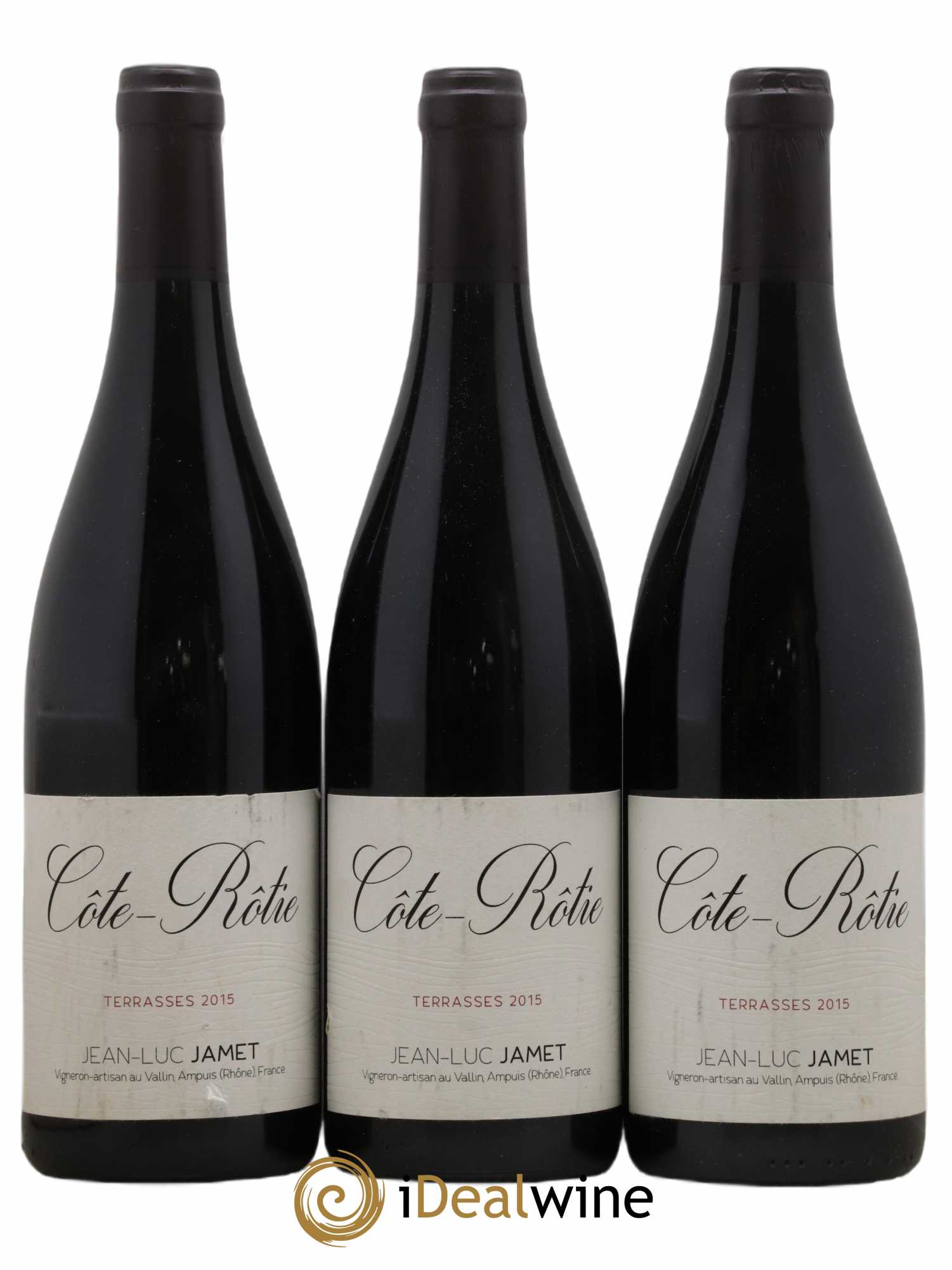 Côte-Rôtie Terrasses Jean-Luc Jamet (Domaine) 2015 - Lot de 3 bouteilles - 0