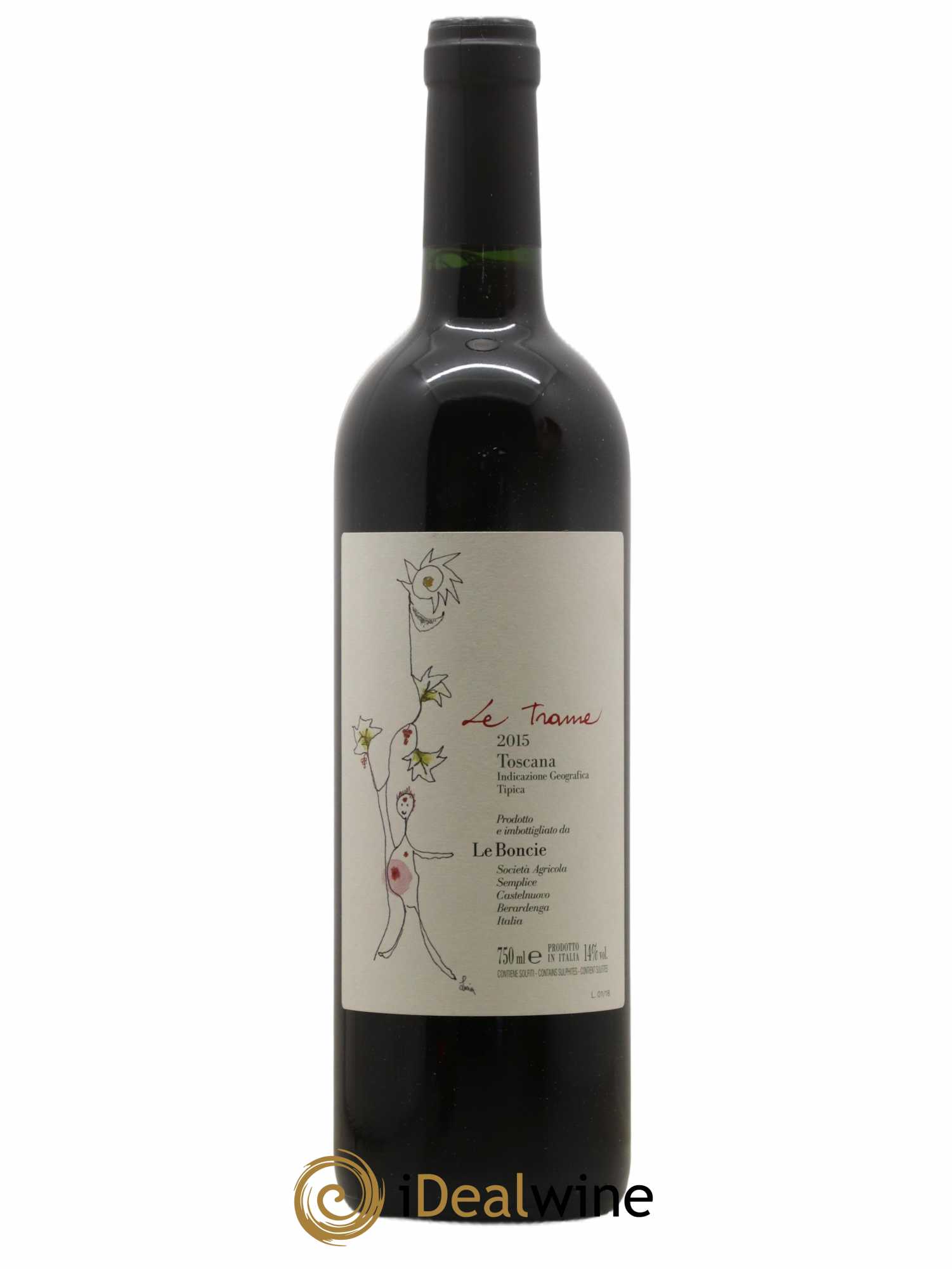 Toscana IGT Le Trame Le Boncie 2015 - Lot de 1 bouteille - 0