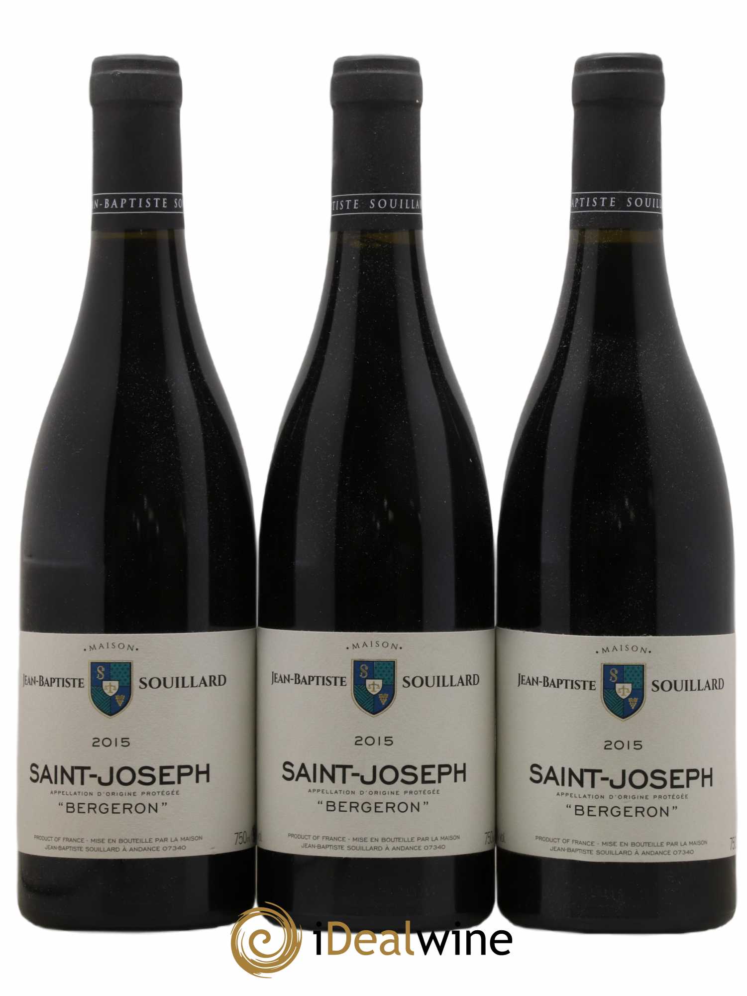 Saint-Joseph Bergeron Souillard 2015 - Lot de 3 bouteilles - 0