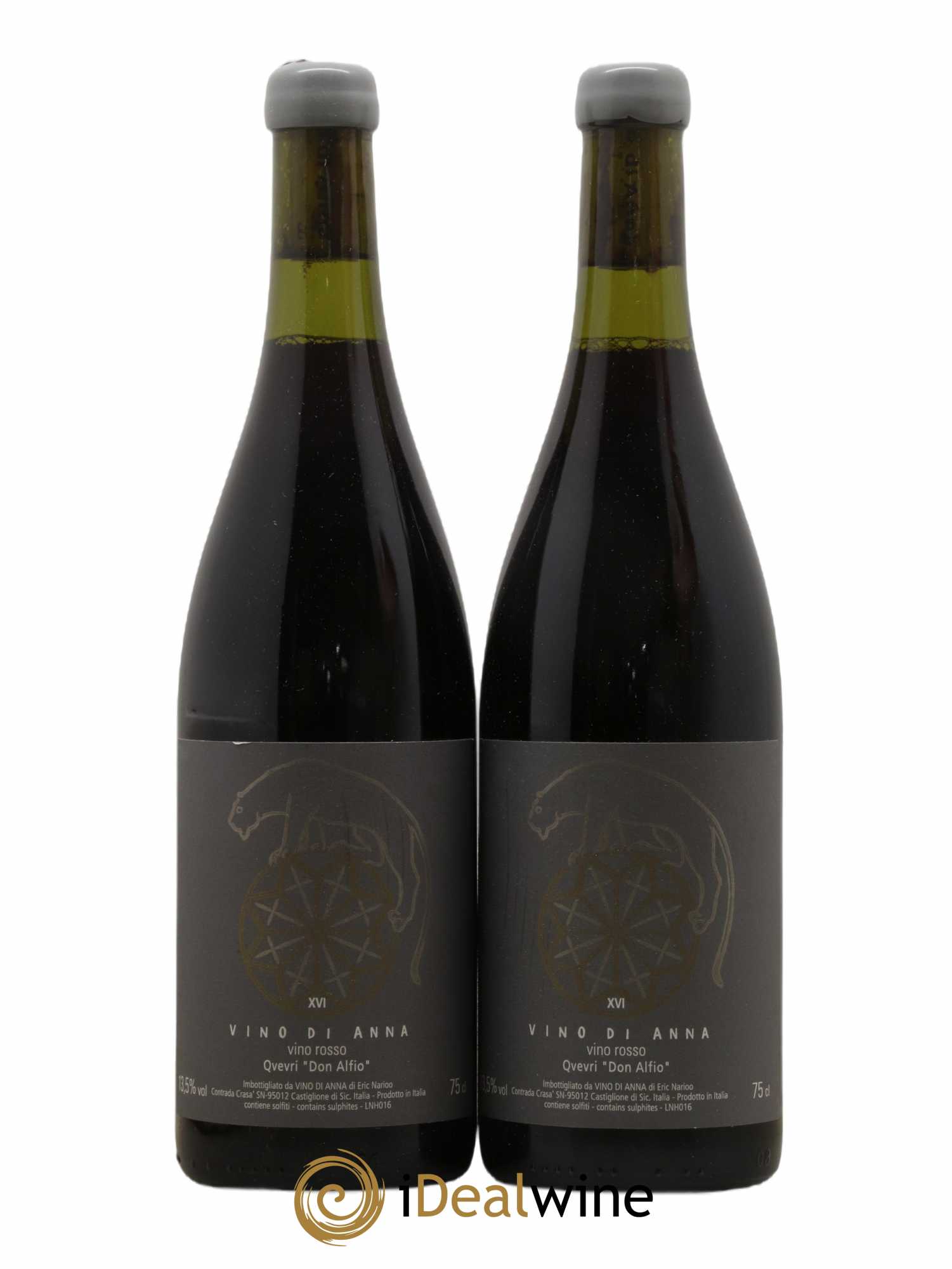 Italie Qvevri Don Alfio Vino di Anna 2016 - Lot de 2 bouteilles - 0