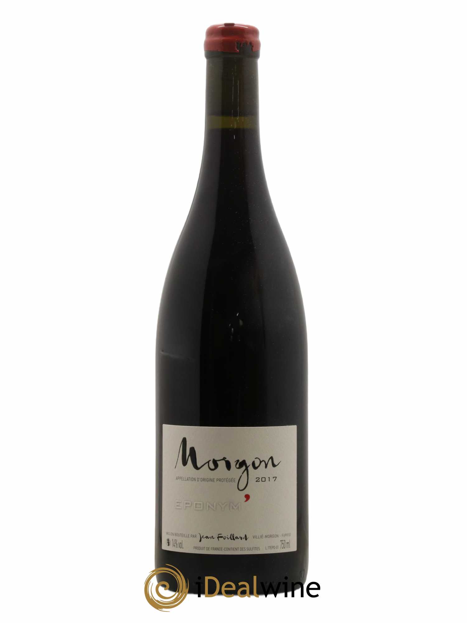 Morgon Eponym' Jean Foillard 2017 - Lot de 1 bouteille - 0