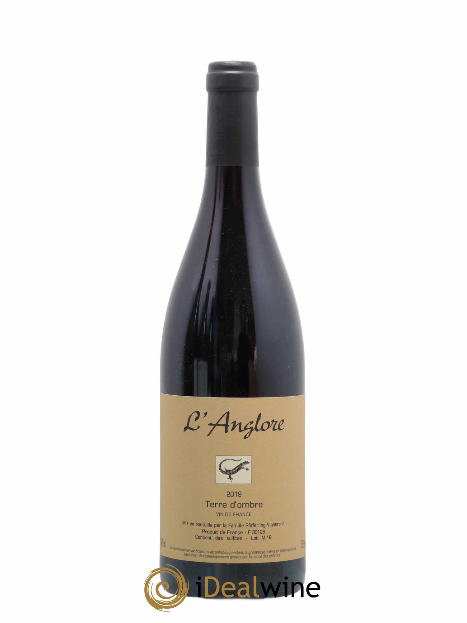 Vin de France Terre d'Ombre L'Anglore 2019 - Lot de 1 bouteille - 0