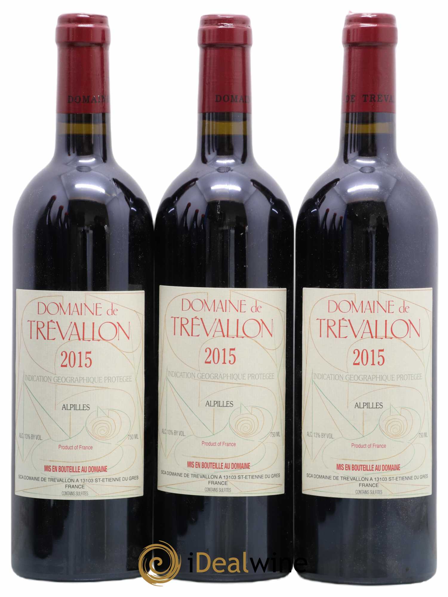 Alpilles Trévallon (Domaine de) Eloi Dürrbach 2015 - Lot de 3 bouteilles - 0