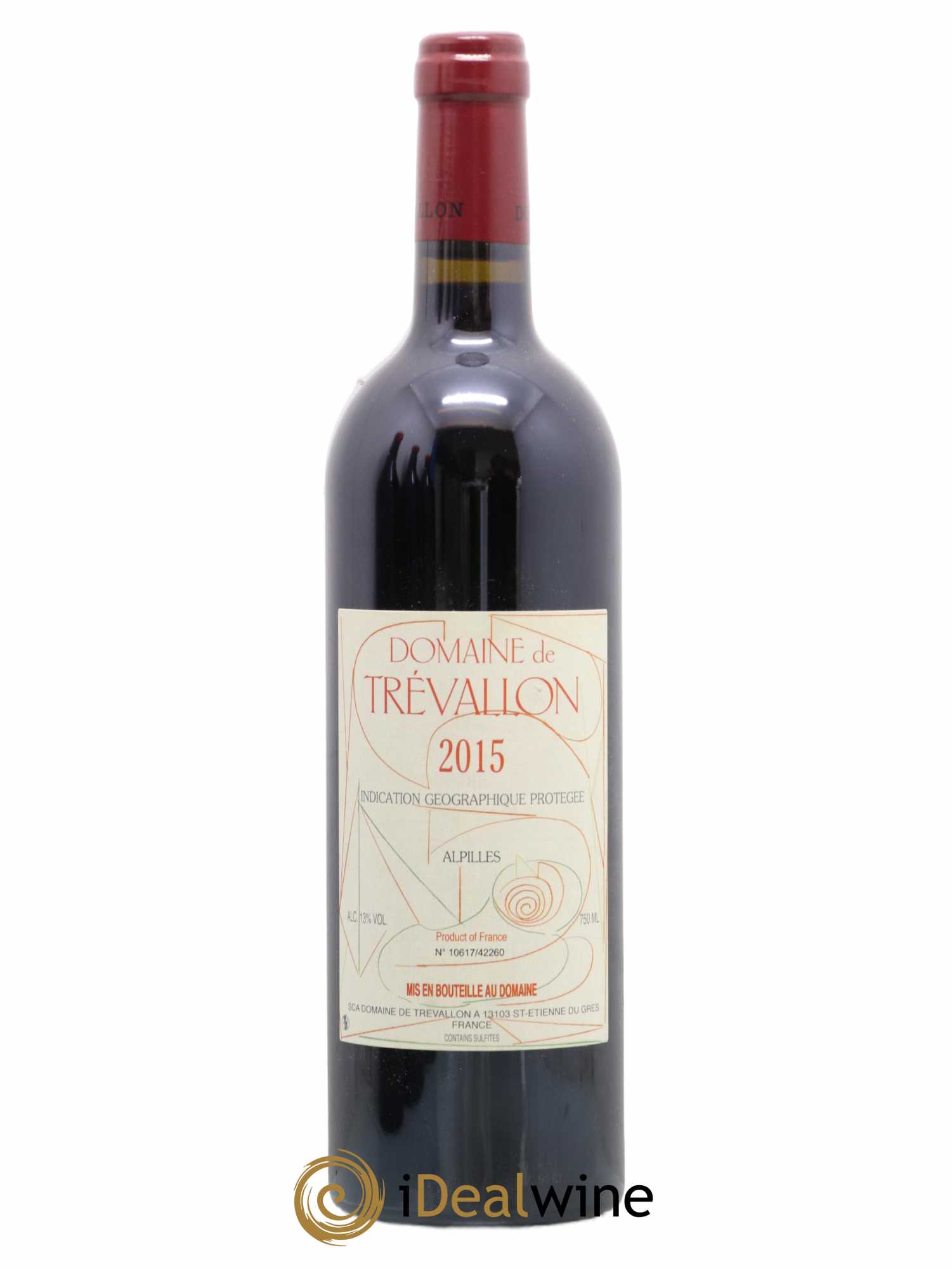 Alpilles Trévallon (Domaine de) Eloi Dürrbach 2015 - Lot de 1 bouteille - 0
