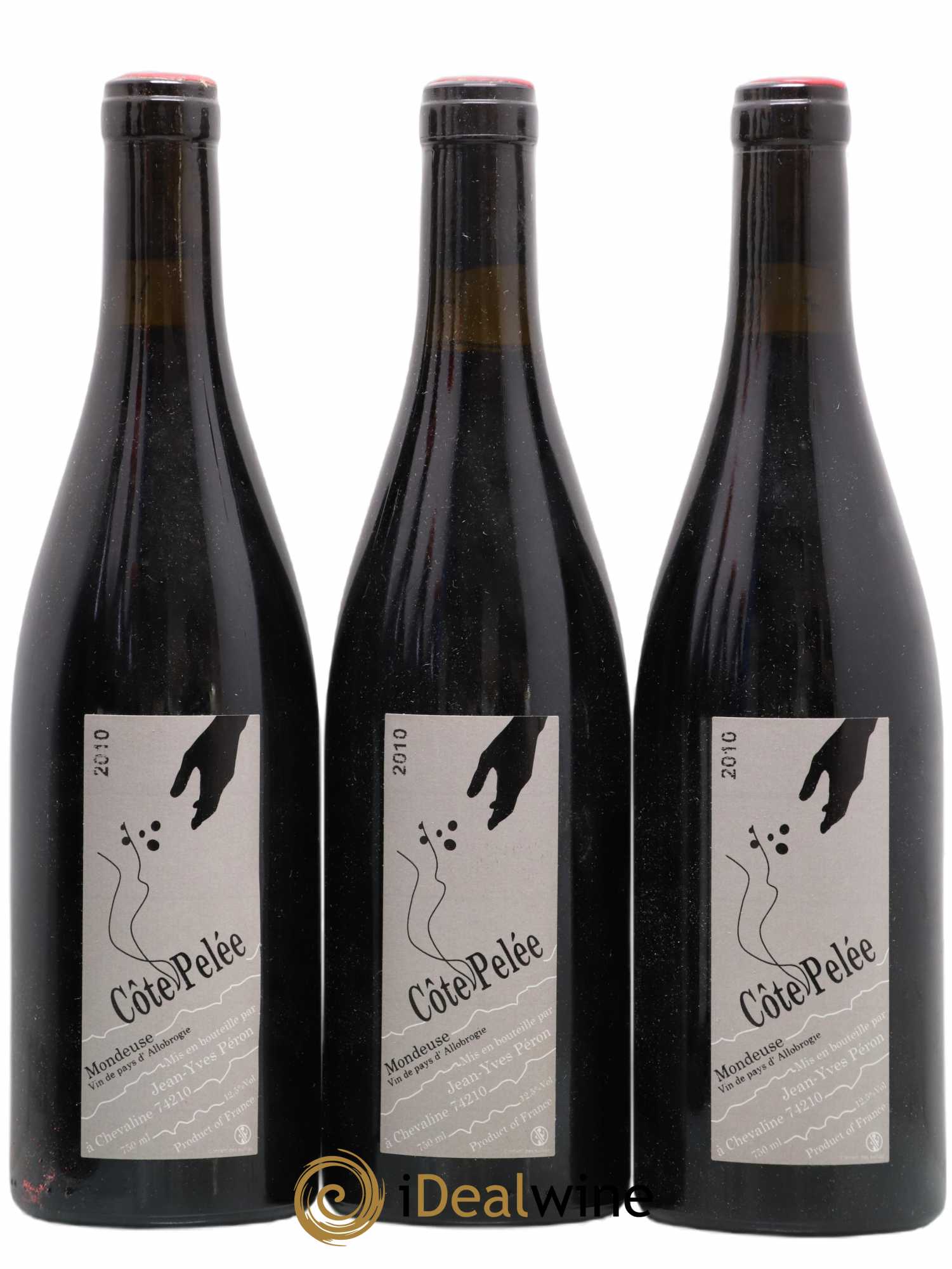 Vin de France Côte Pelée Jean-Yves Péron 2010 - Lot de 3 bouteilles - 0