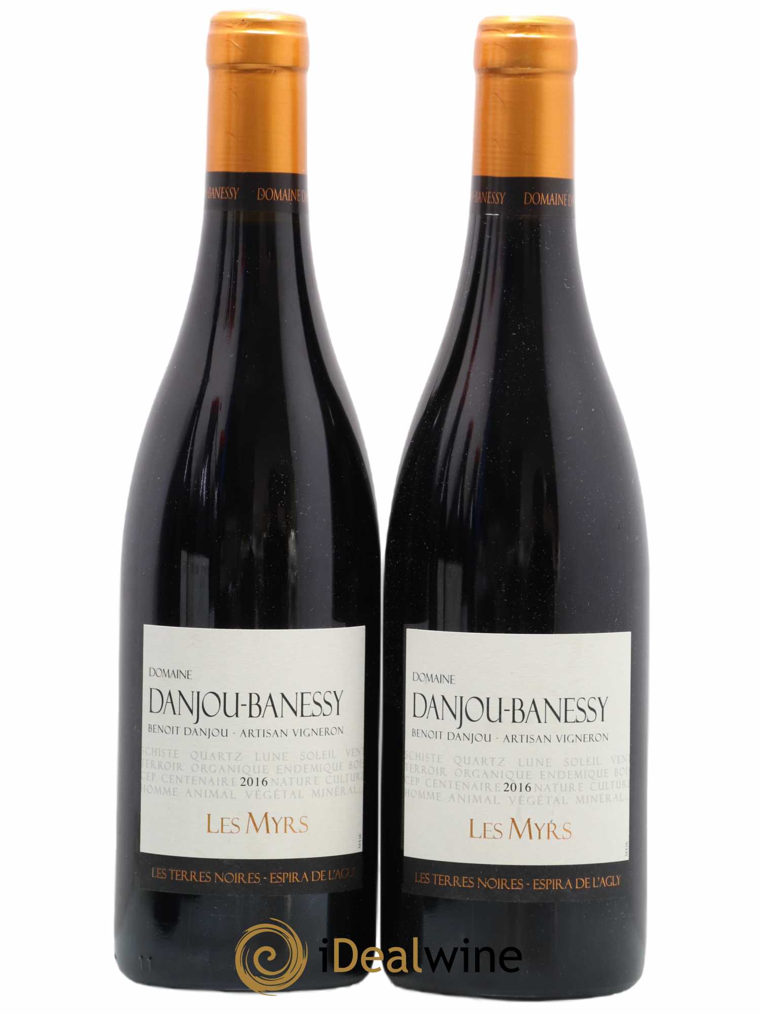 Côtes du Roussillon Les Myrs Danjou Banessy 2016 - Lot de 2 bouteilles - 0