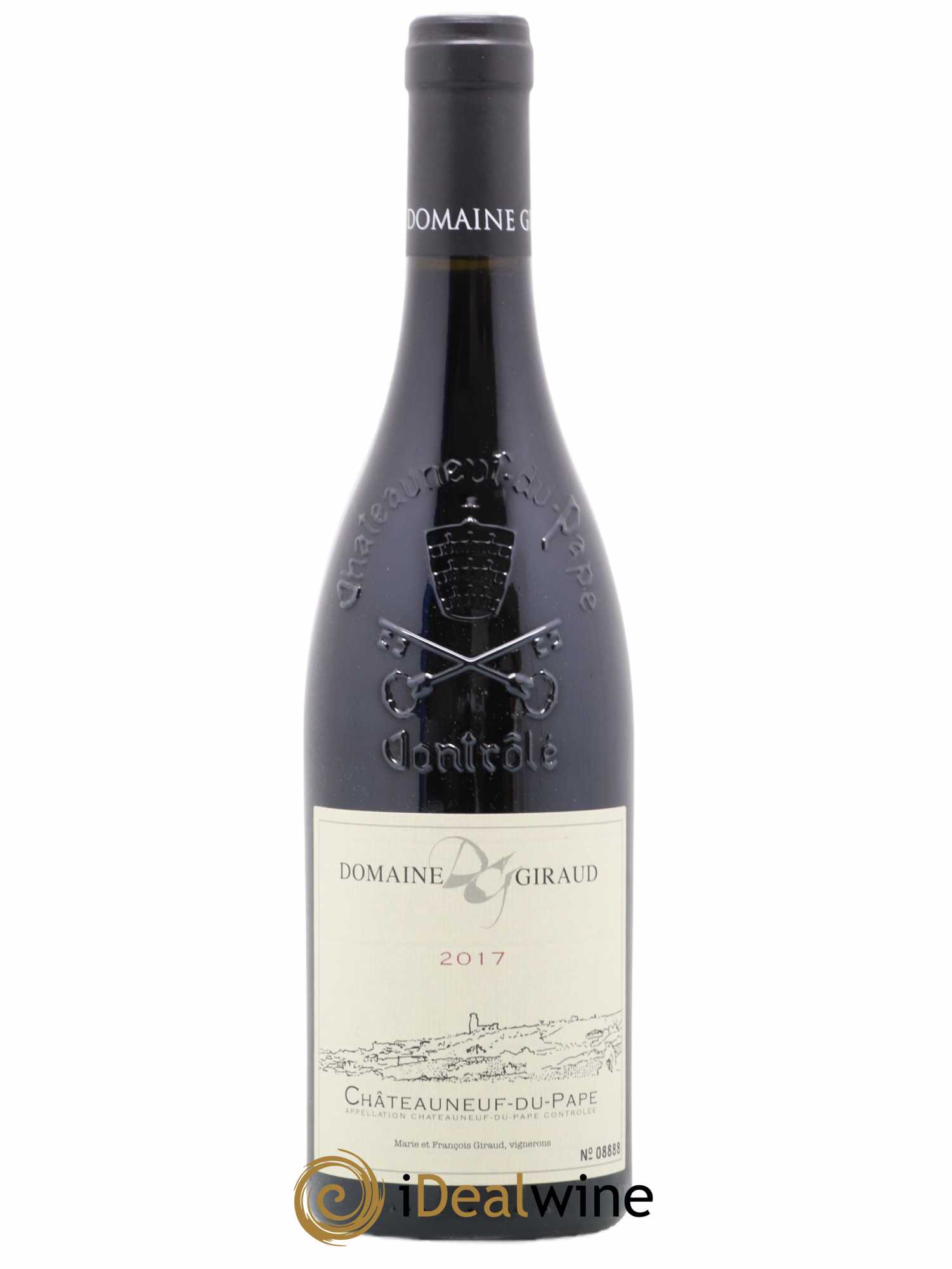 Châteauneuf-du-Pape Francois Giraud 2017 - Lot de 1 bouteille - 0