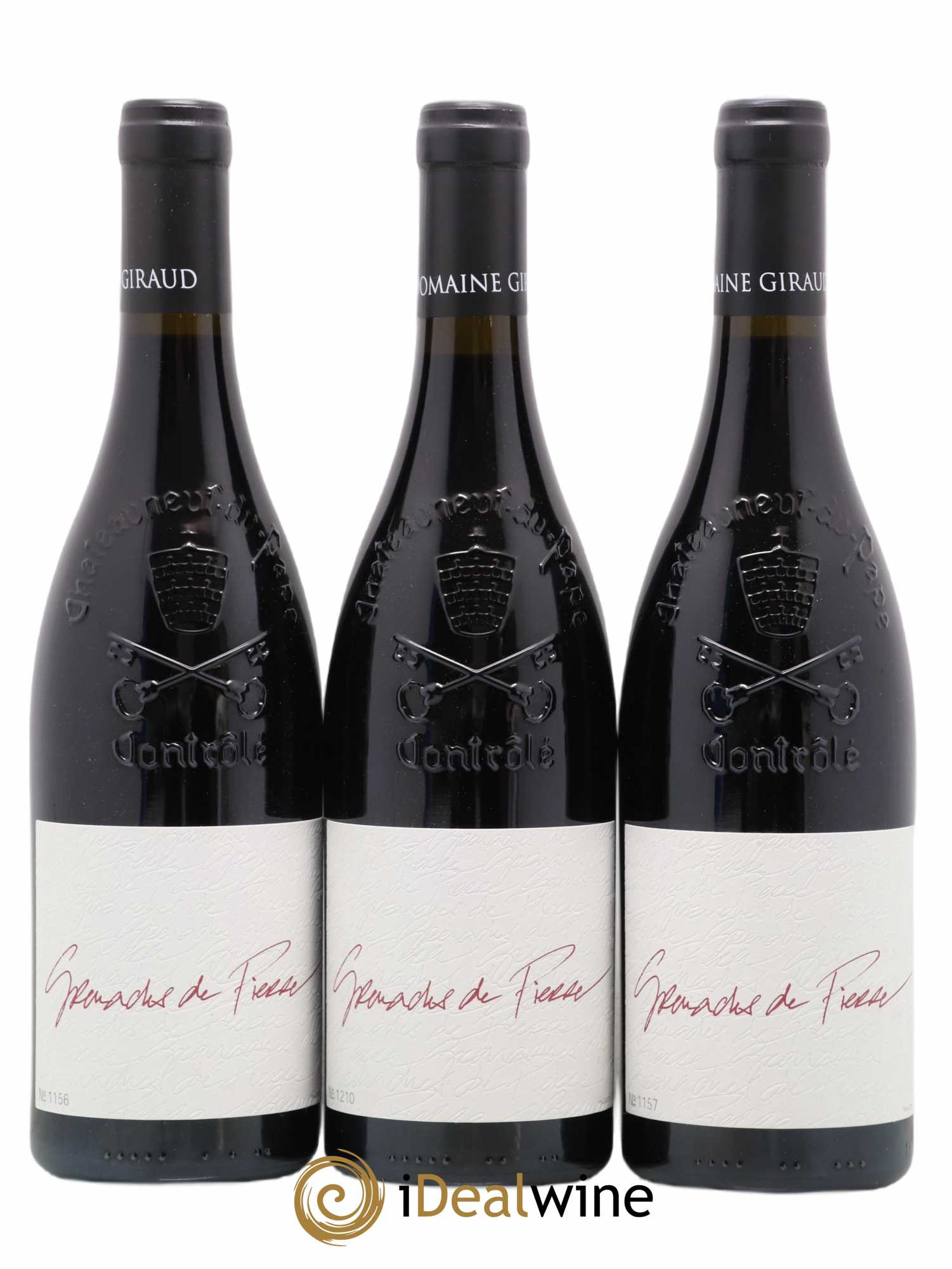 Châteauneuf-du-Pape Les Grenaches De Pierre Giraud (Domaine) 2019 - Lot de 3 bouteilles - 0