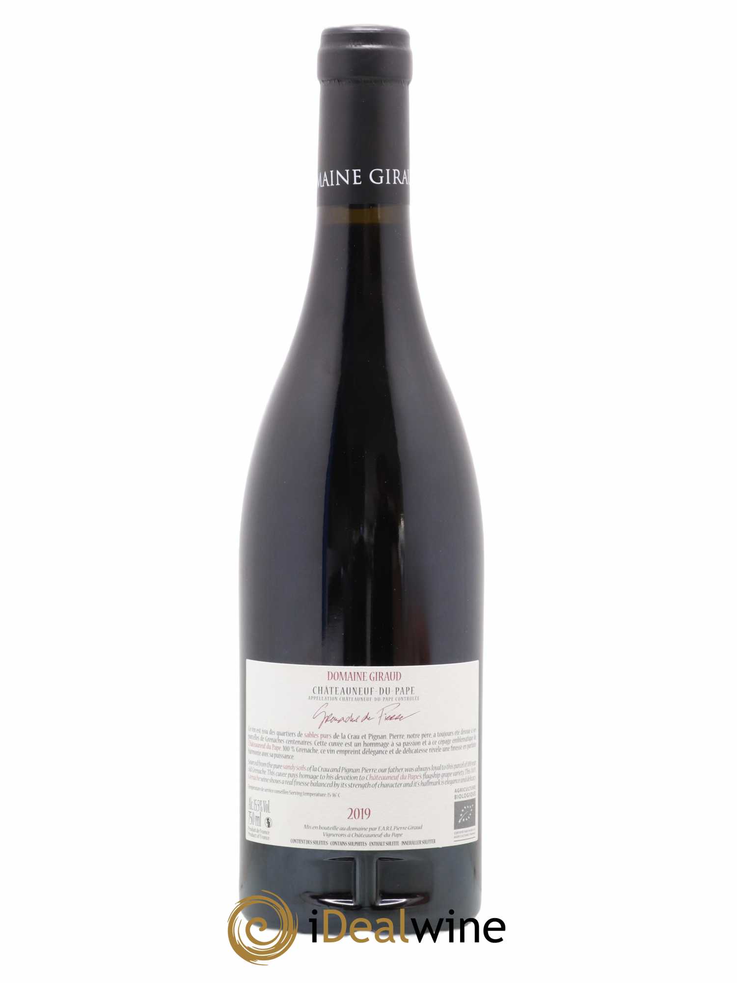 Châteauneuf-du-Pape Les Grenaches De Pierre Giraud (Domaine) 2019 - Lot de 1 bouteille - 1