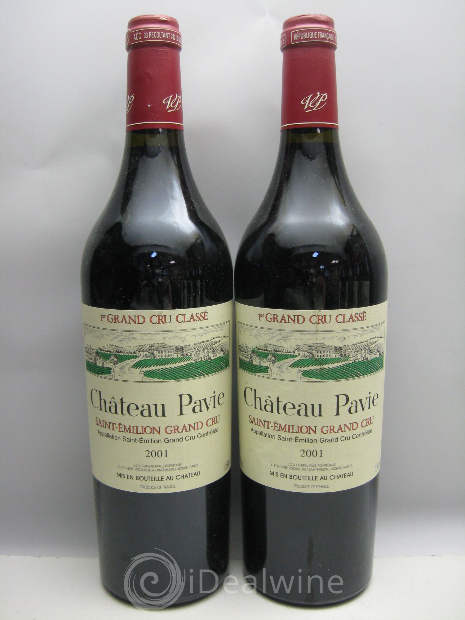 Château Pavie 1er Grand Cru Classé A 2001 - Lot de 12 bouteilles - 1