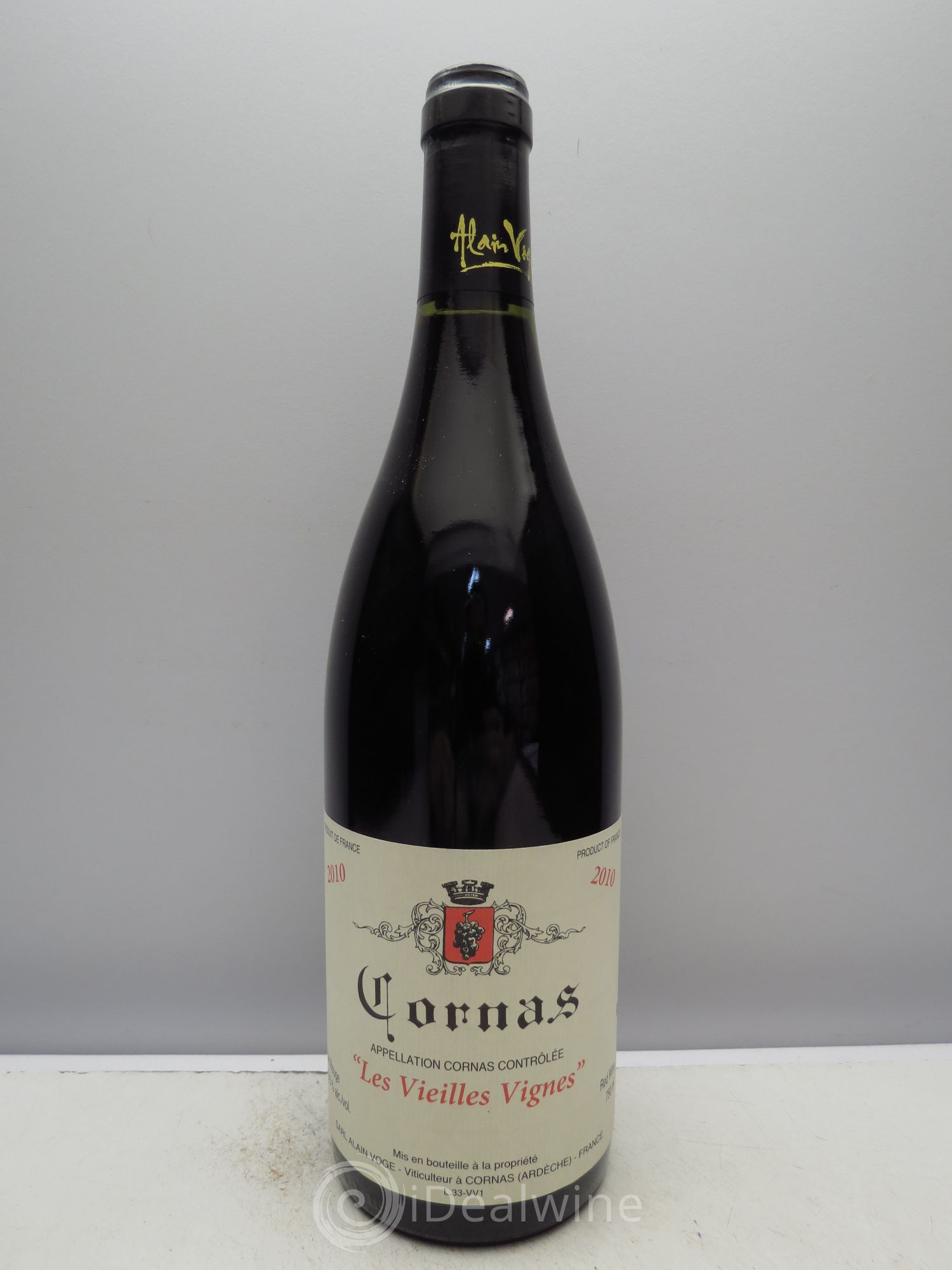 Cornas Les Vieilles Vignes Alain Voge (Domaine) 2010 - Lot de 1 bouteille - 0