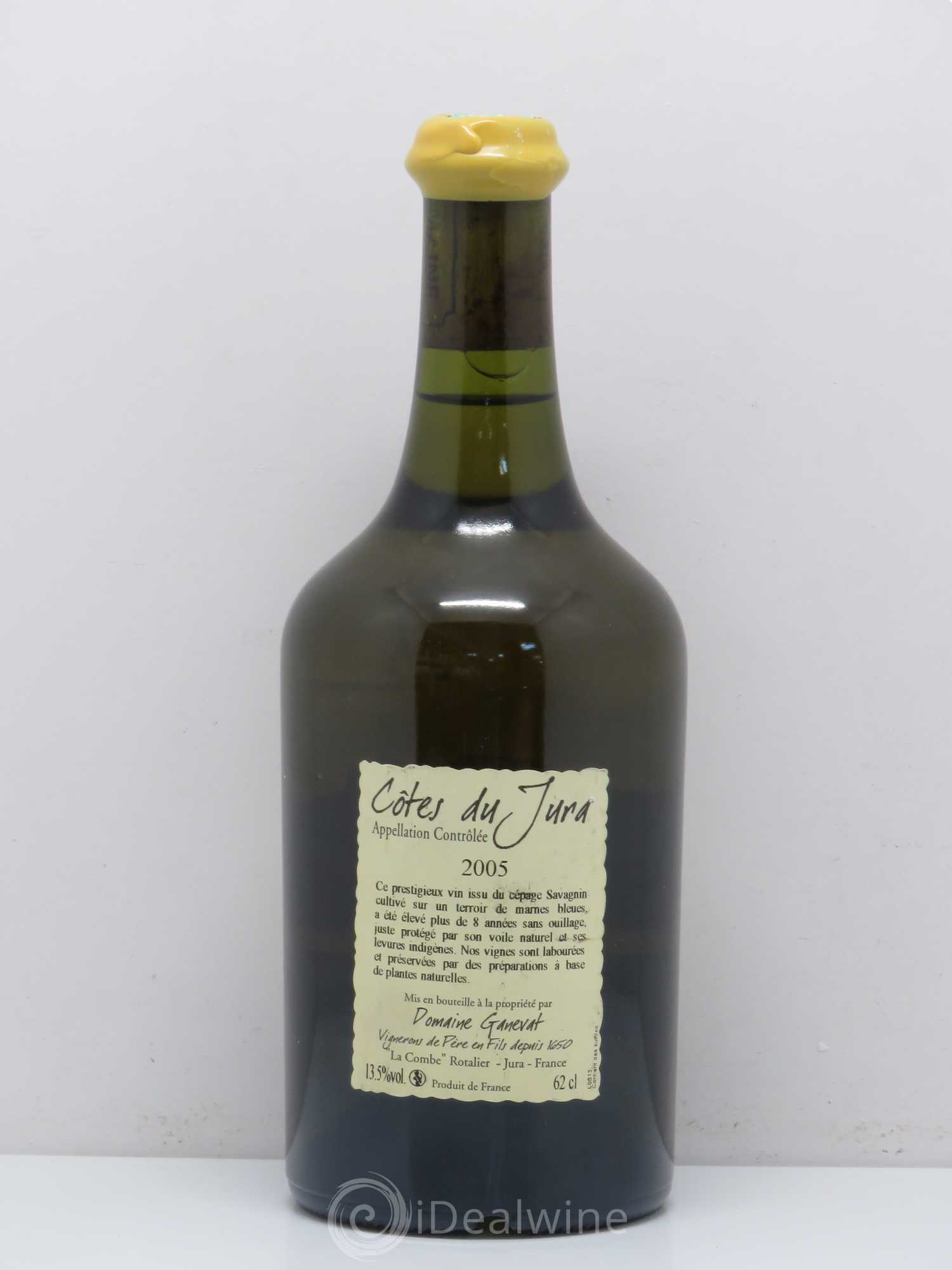 Côtes du Jura Vin Jaune Jean-François Ganevat (Domaine) 2005 - Lot de 1 bouteille - 1