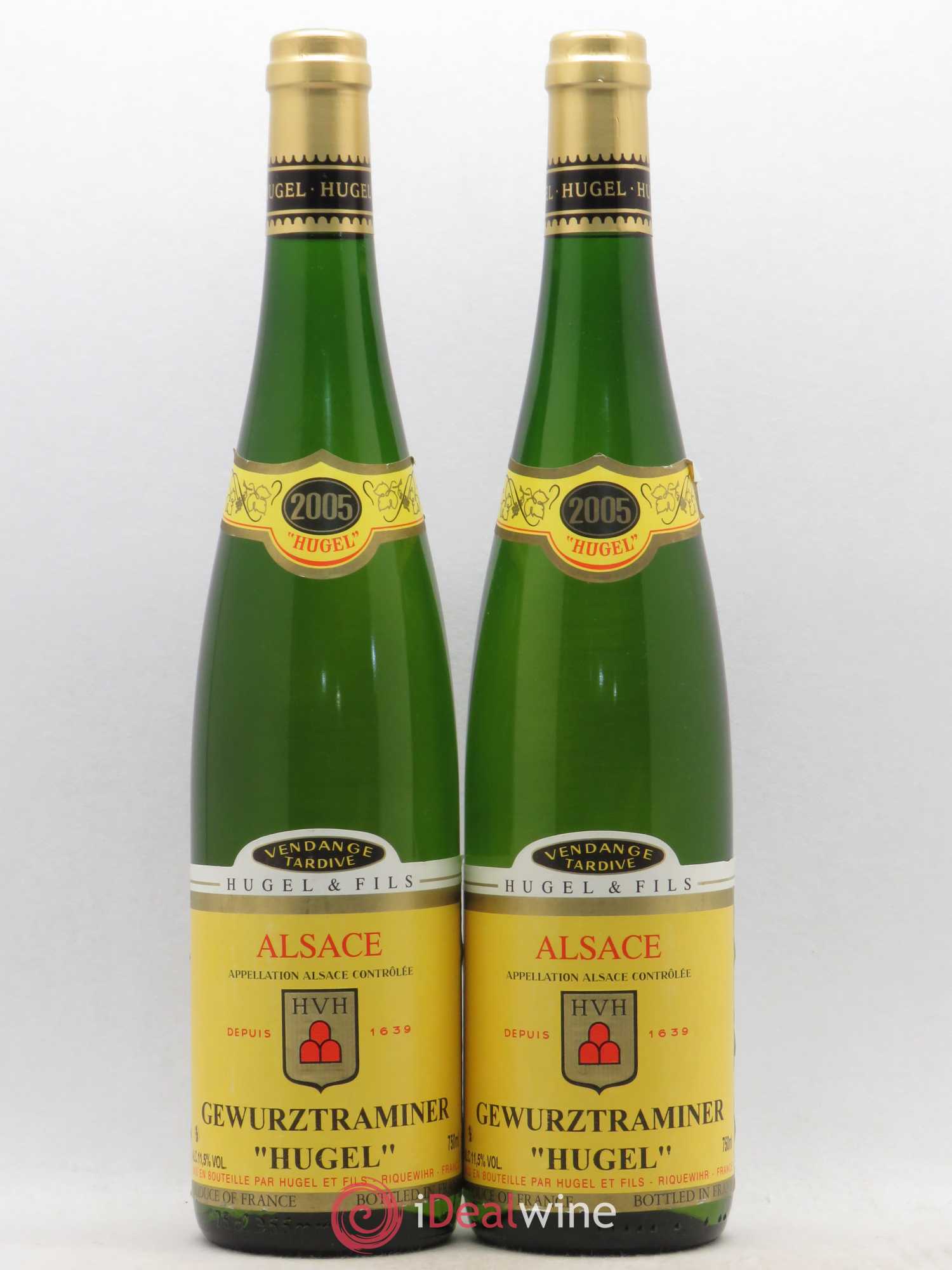 Gewurztraminer Vendanges Tardives Hugel (Domaine) 2005 - Lotto di 2 bottiglie - 0