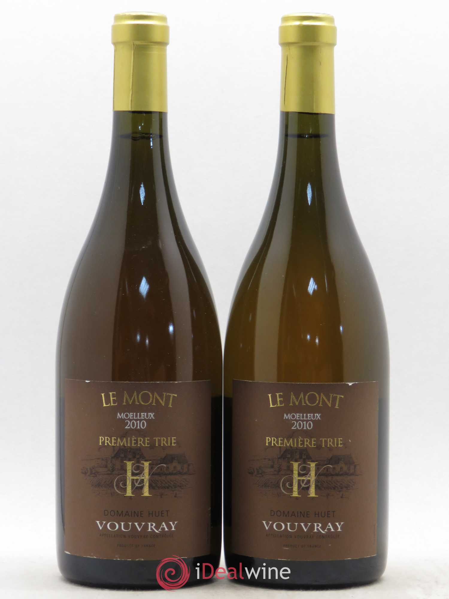 Vouvray Le Mont Moelleux 1ère Trie Domaine Huet 2010 - Lotto di 2 bottiglie - 0