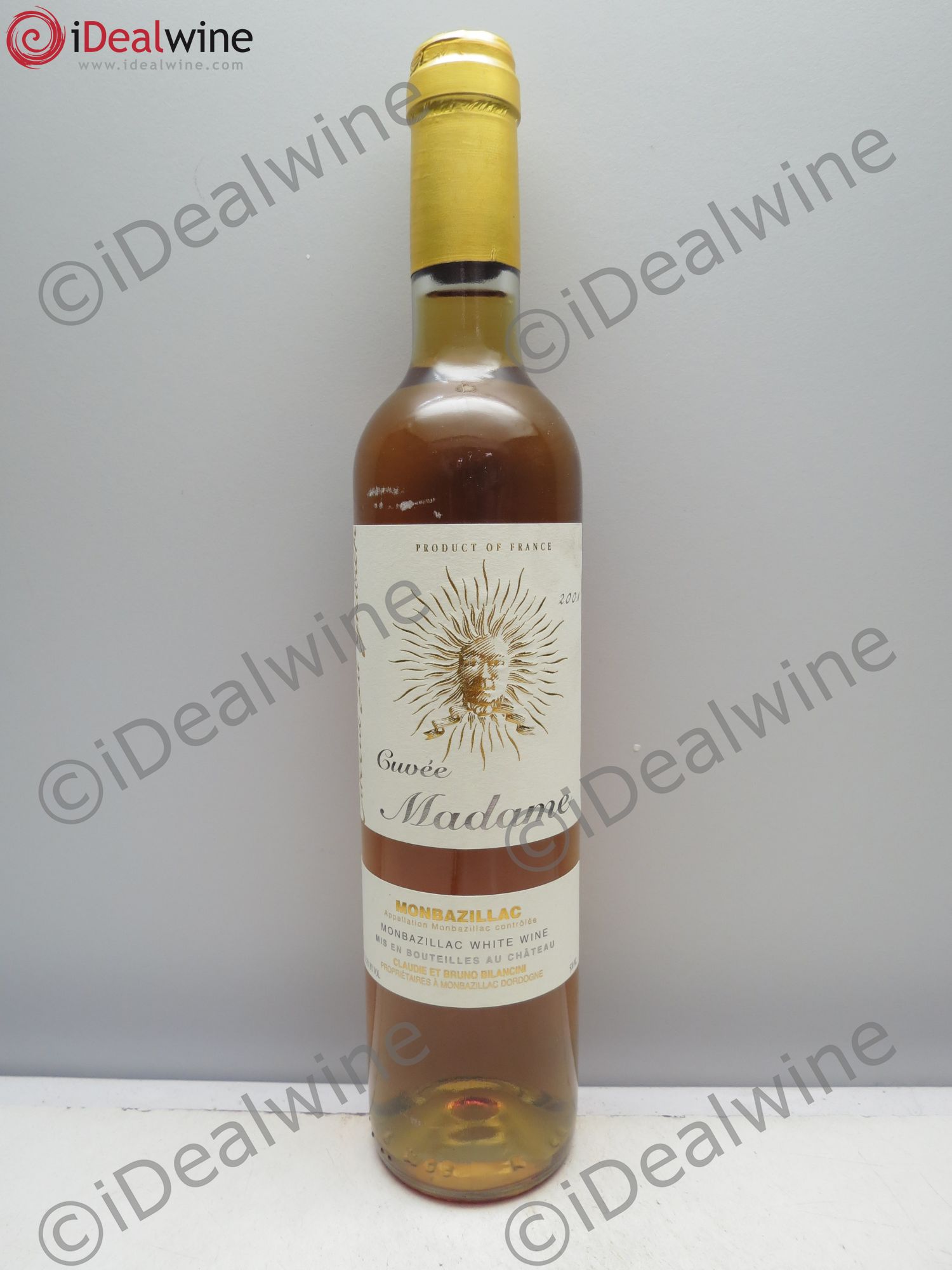 Monbazillac Château Tirecul La Gravière Cuvée Madame Bruno et Claudie Bilancini (50cl) 2001 - Lotto di 1 bottiglia - 0