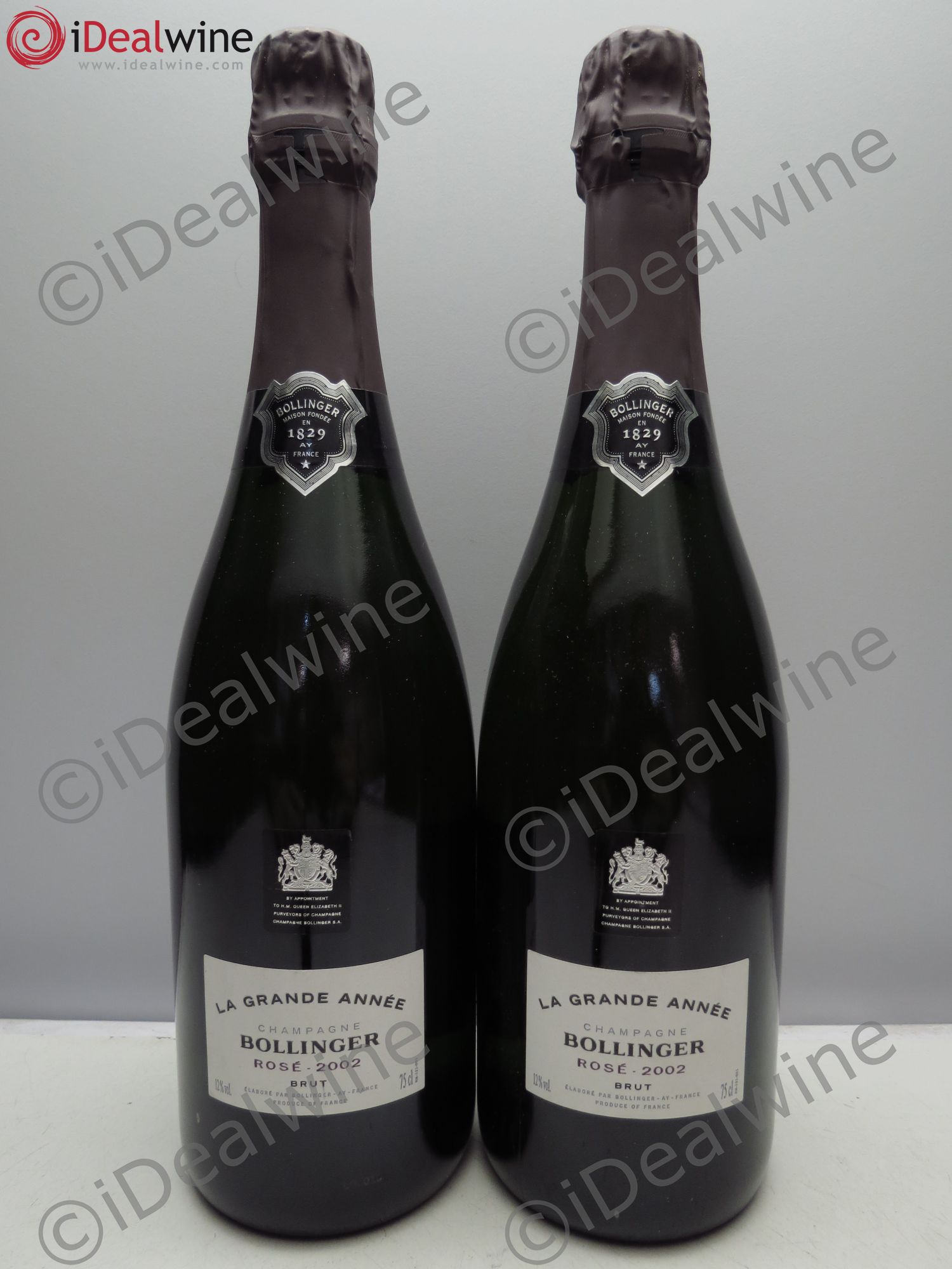 Grande Année Brut Bollinger 2002 - Lot de 2 bouteilles - 0