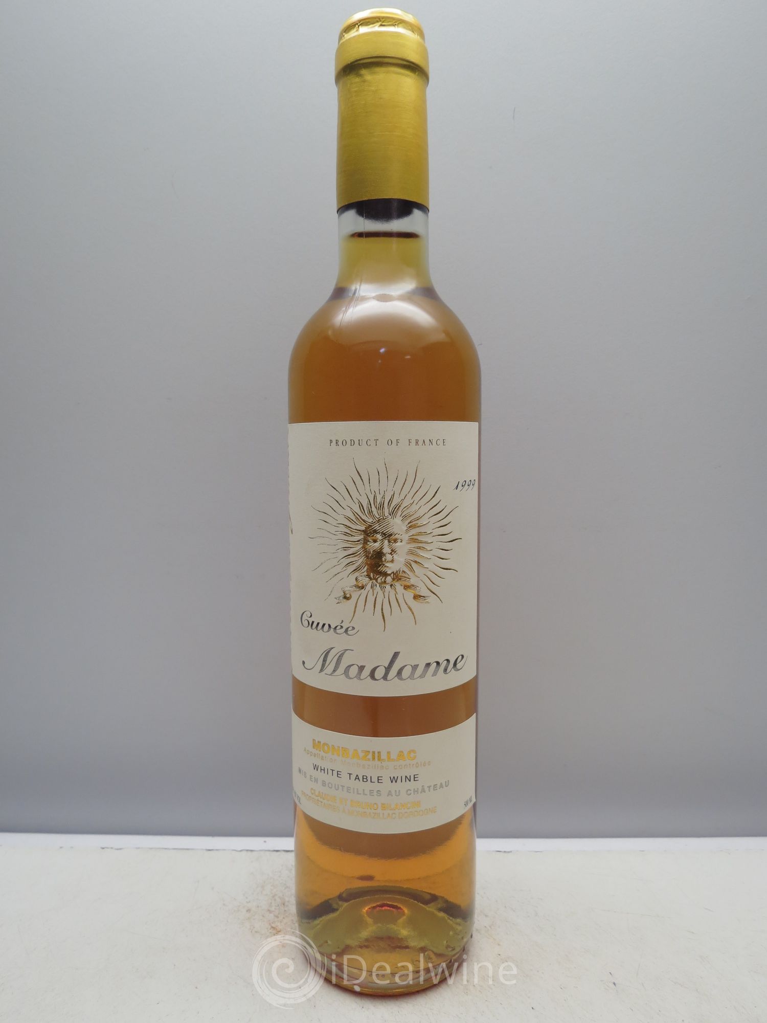 Monbazillac Château Tirecul La Gravière Cuvée Madame Bruno et Claudie Bilancini (50cl) 1999 - Lot de 1 bouteille - 0