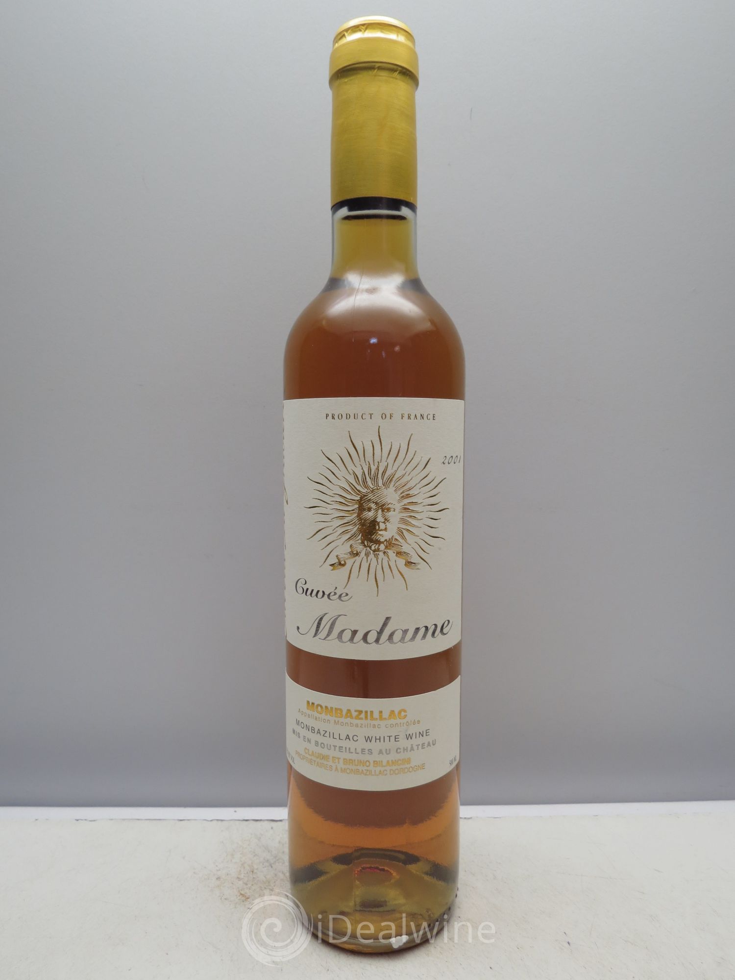 Monbazillac Château Tirecul La Gravière Cuvée Madame Bruno et Claudie Bilancini (50cl) 2001 - Lotto di 1 bottiglia - 0