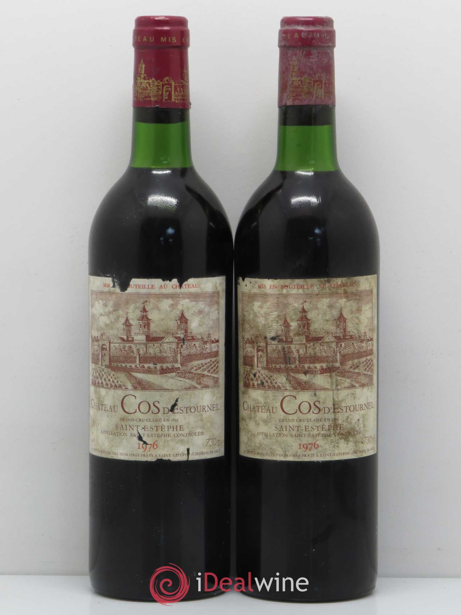 Cos d'Estournel 2ème Grand Cru Classé 1976 - Lot de 2 bouteilles - 0