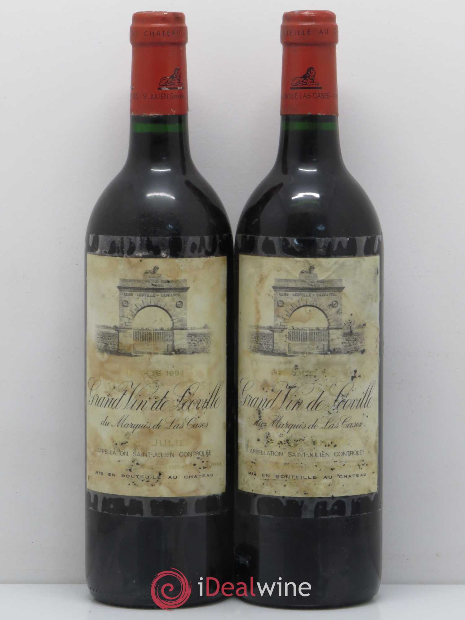 Château Léoville Las Cases 2ème Grand Cru Classé 1994 - Lot de 2 bouteilles - 0