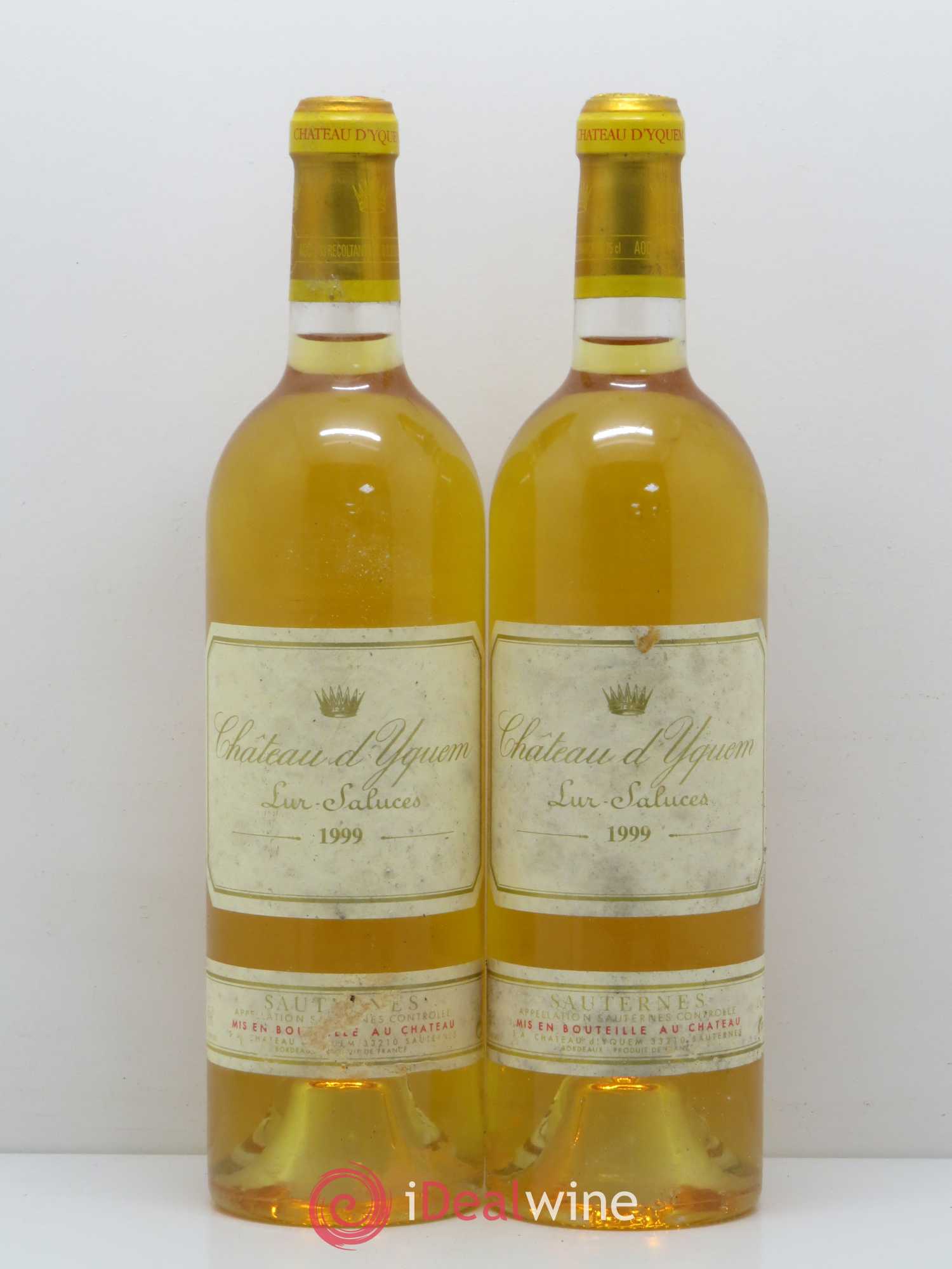 Château d' Yquem 1er Cru Classé Supérieur 1999 - Lotto di 2 bottiglie - 0