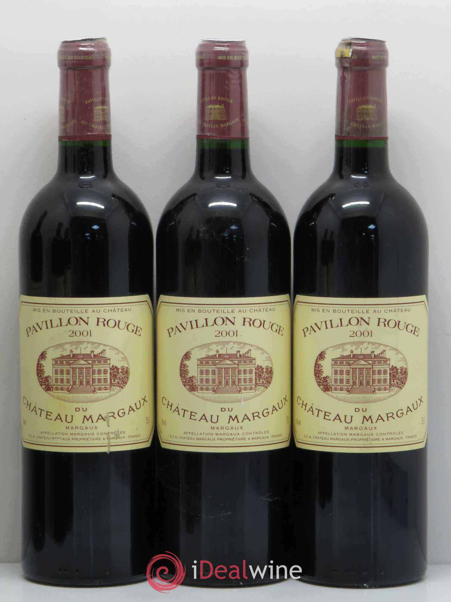 Pavillon Rouge du Château Margaux Second Vin 2001 - Lot de 6 bouteilles - 1