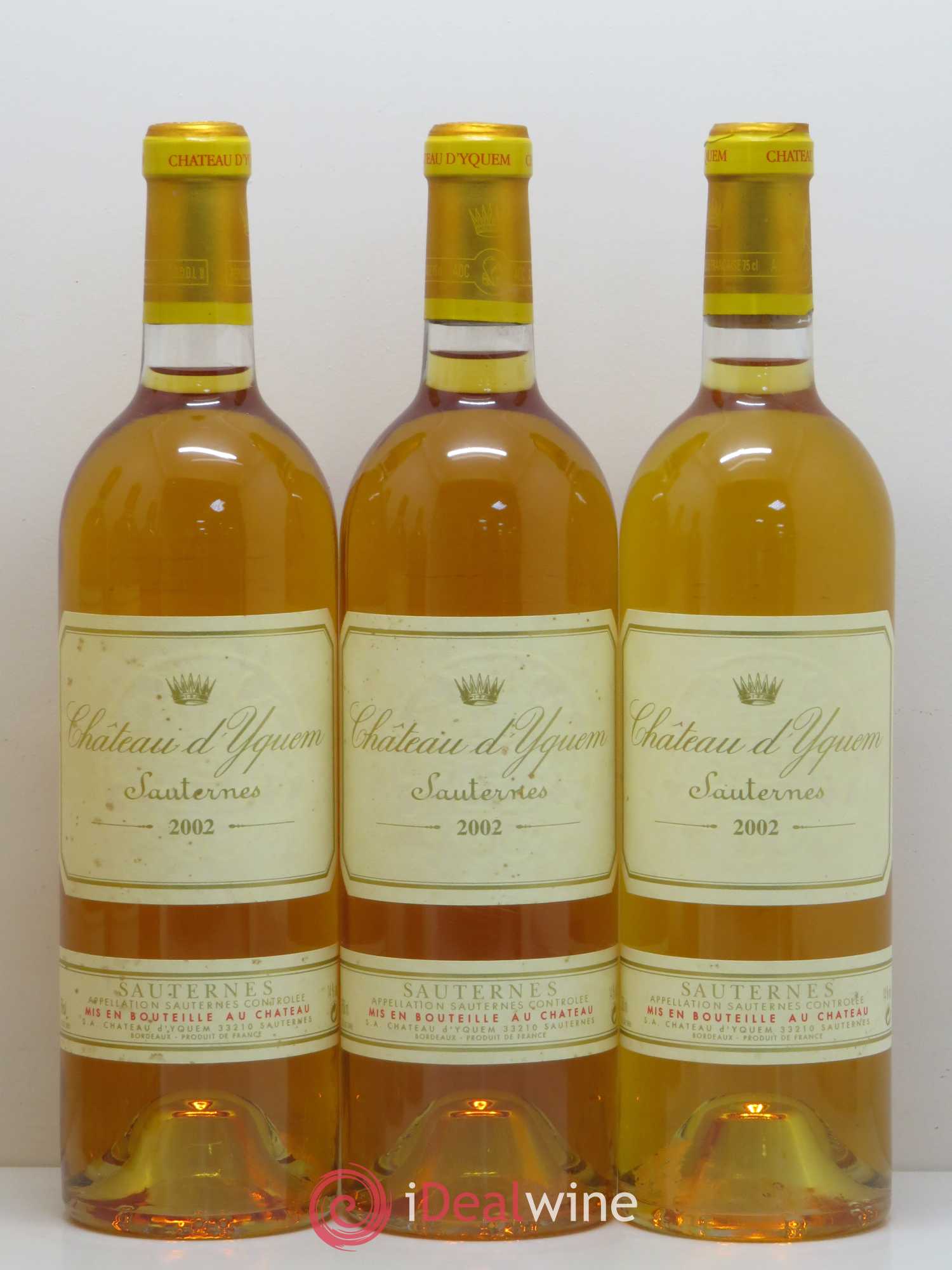 Château d' Yquem 1er Cru Classé Supérieur 2002 - Lotto di 6 bottiglie - 1