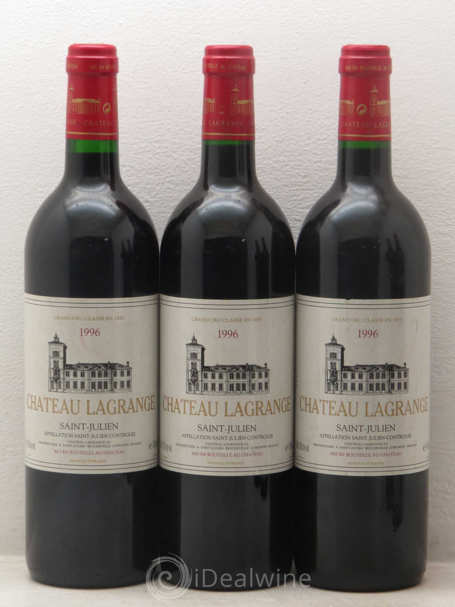 Château Lagrange 3ème Grand Cru Classé 1996 - Lot de 5 bouteilles - 1