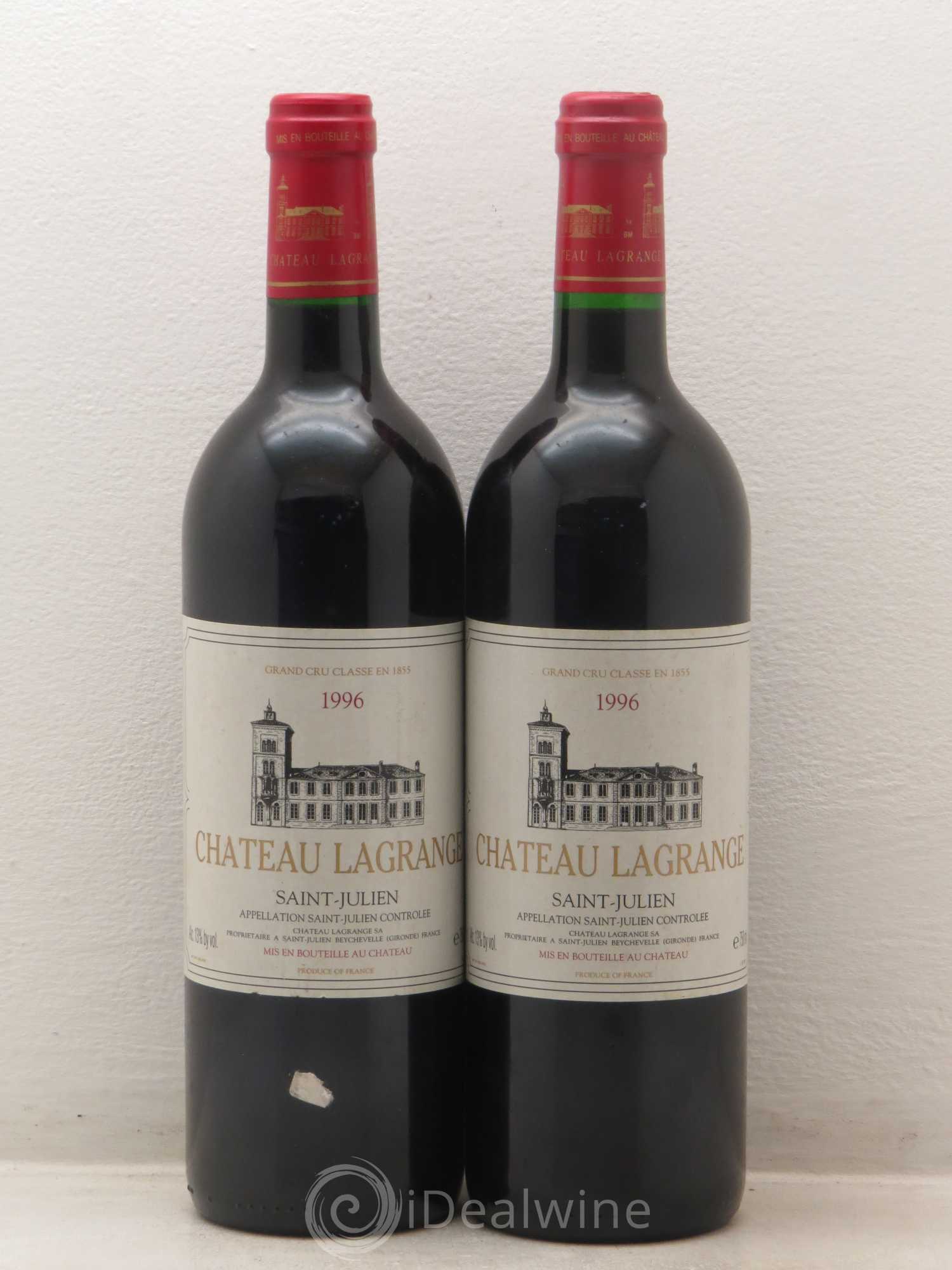 Château Lagrange 3ème Grand Cru Classé 1996 - Lot de 5 bouteilles - 2