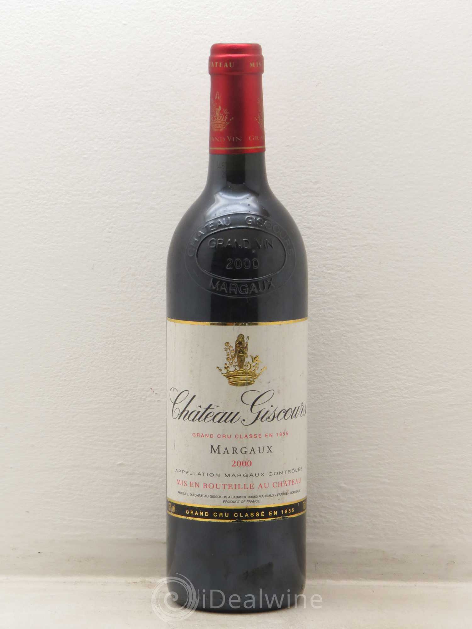 Château Giscours 3ème Grand Cru Classé 2000 - Lot de 1 bouteille - 0