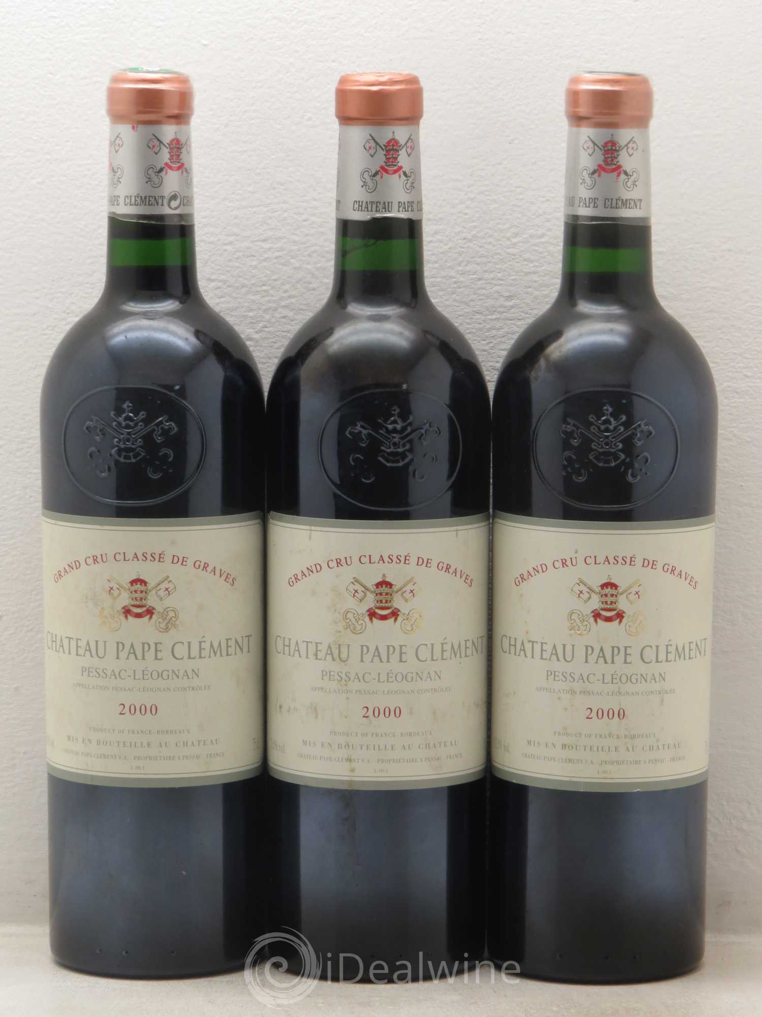 Château Pape Clément Cru Classé de Graves 2000 - Lot de 12 bouteilles - 2