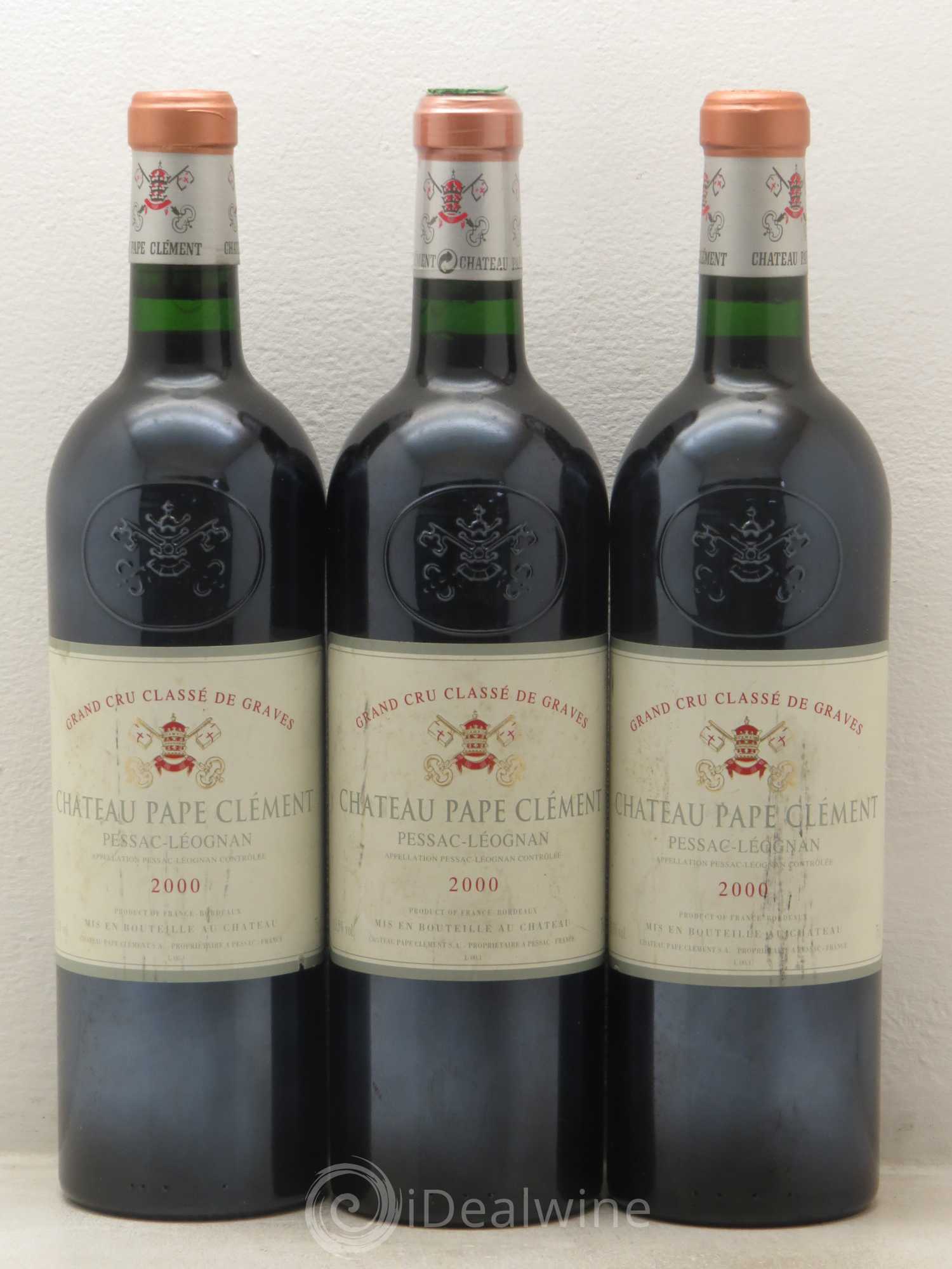 Château Pape Clément Cru Classé de Graves 2000 - Lot de 12 bouteilles - 3