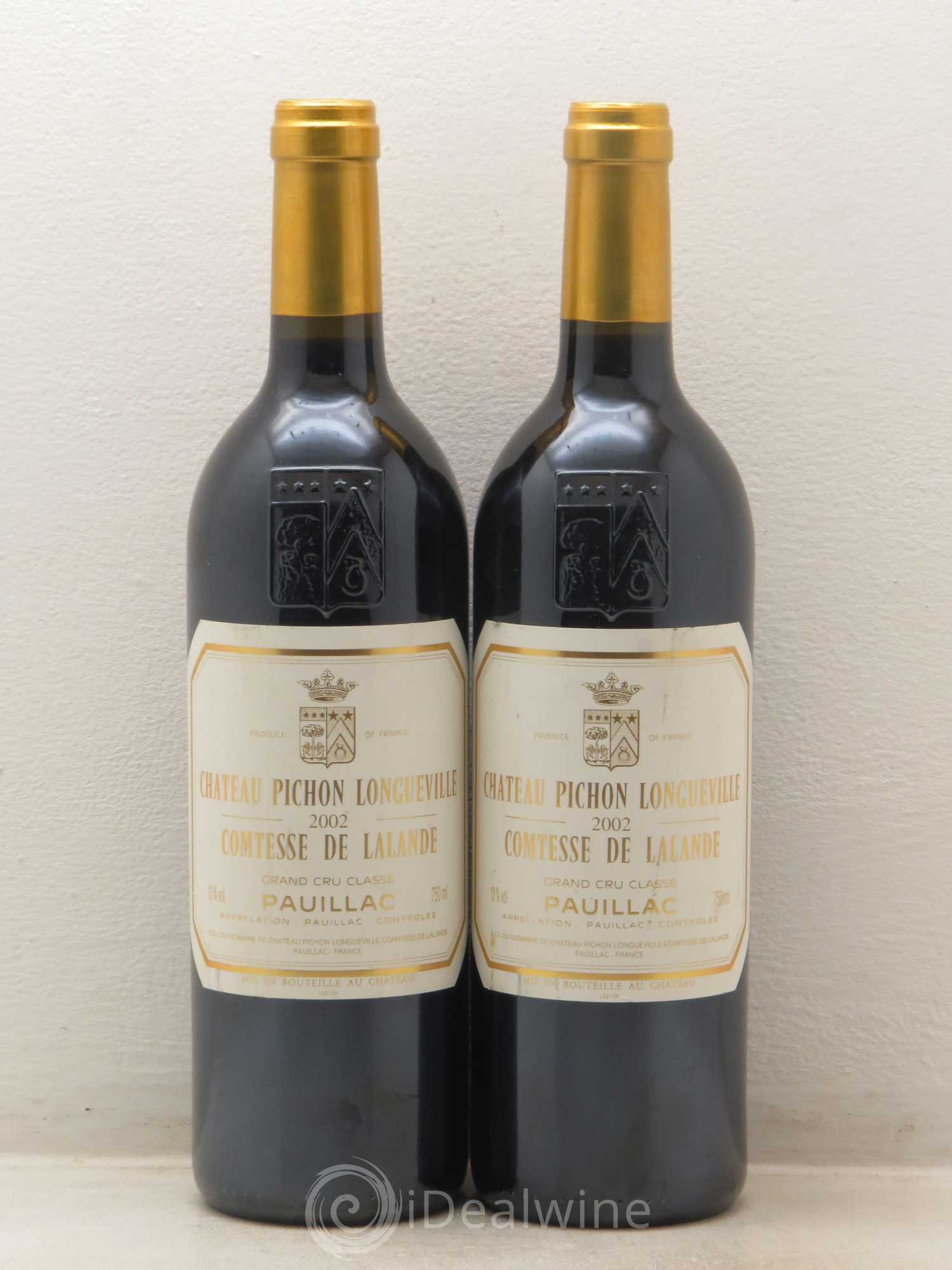 Château Pichon Longueville Comtesse de Lalande 2ème Grand Cru Classé 2002 - Lot de 2 bouteilles - 0
