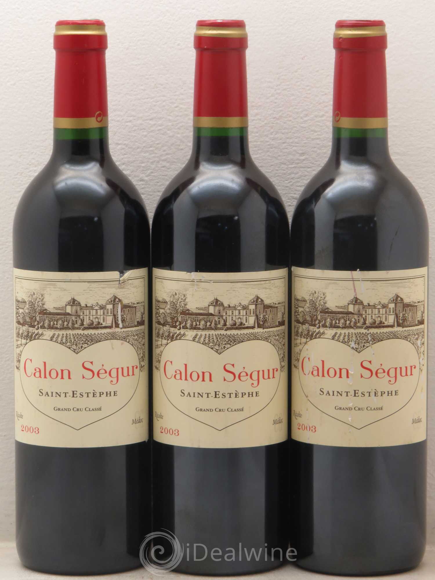 Château Calon Ségur 3ème Grand Cru Classé 2003 - Lot de 9 bouteilles - 2