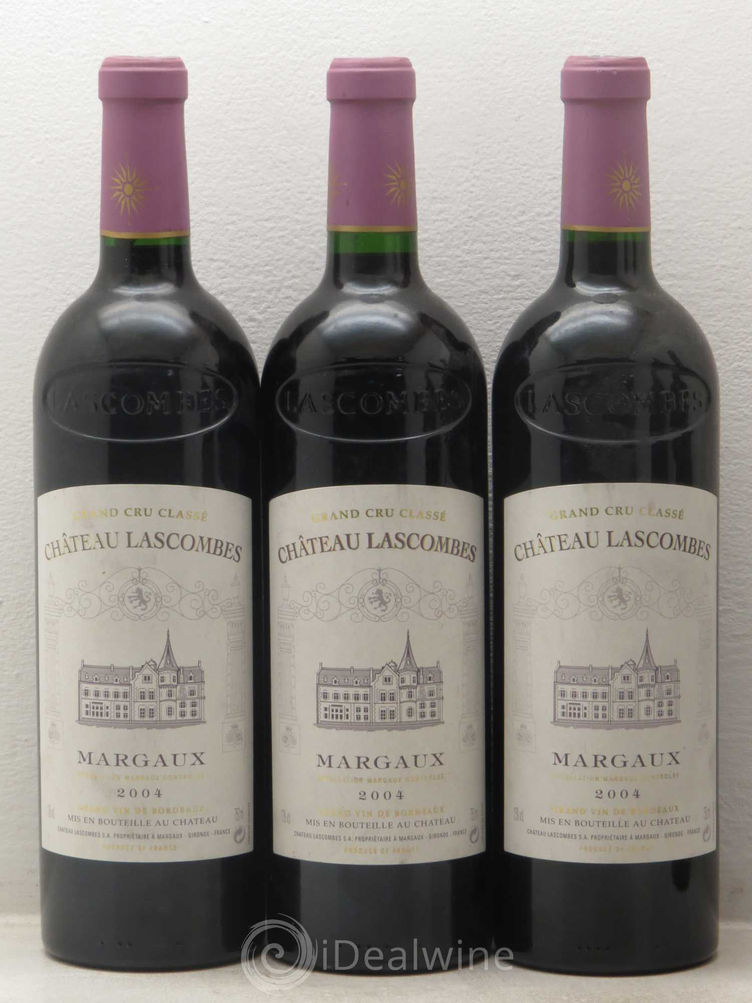 Château Lascombes 2ème Grand Cru Classé 2004 - Lot de 5 bouteilles - 1